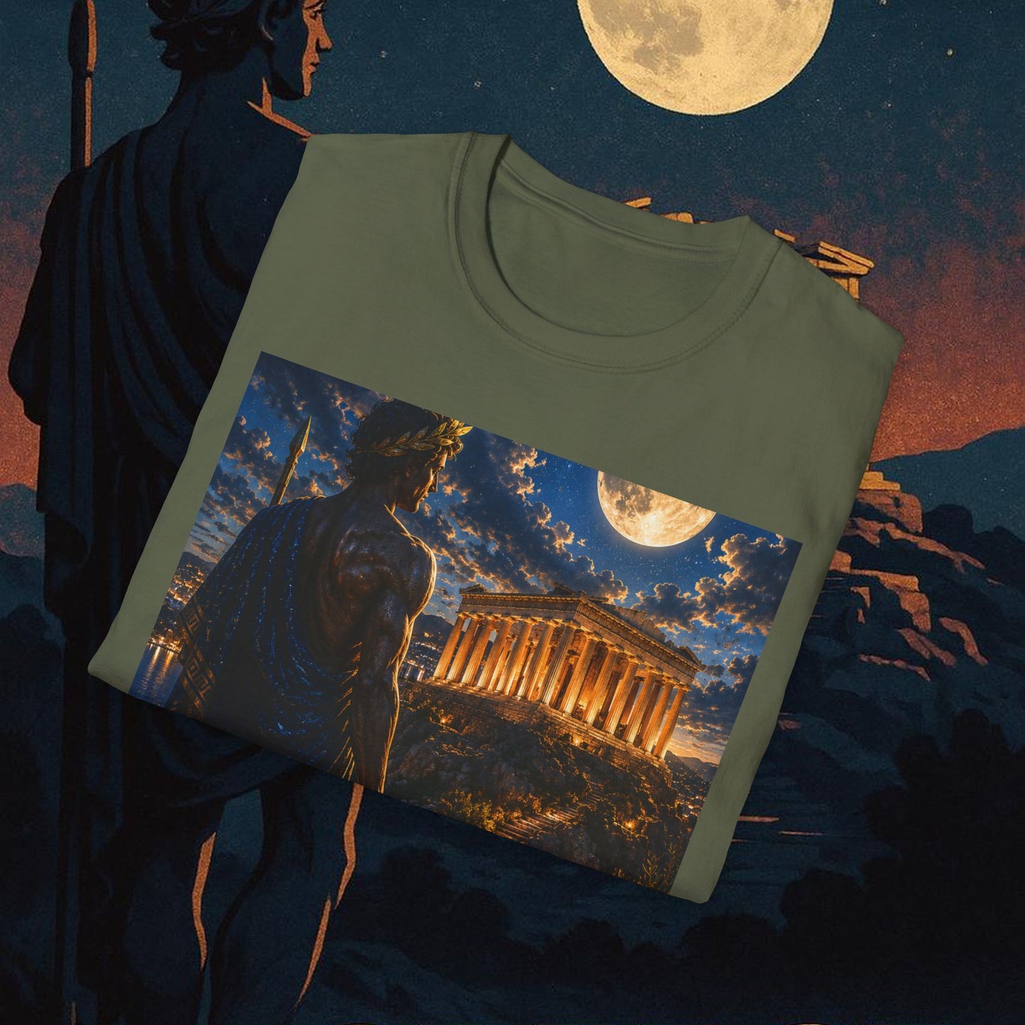 "Camiseta Grecia: Cuna de Dioses, Maravillas y Filosofía 🌊🏛️⚡"