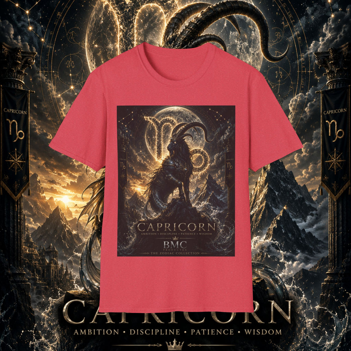 "Camiseta ♑ Capricornio – El Guardián de las Cumbres"
