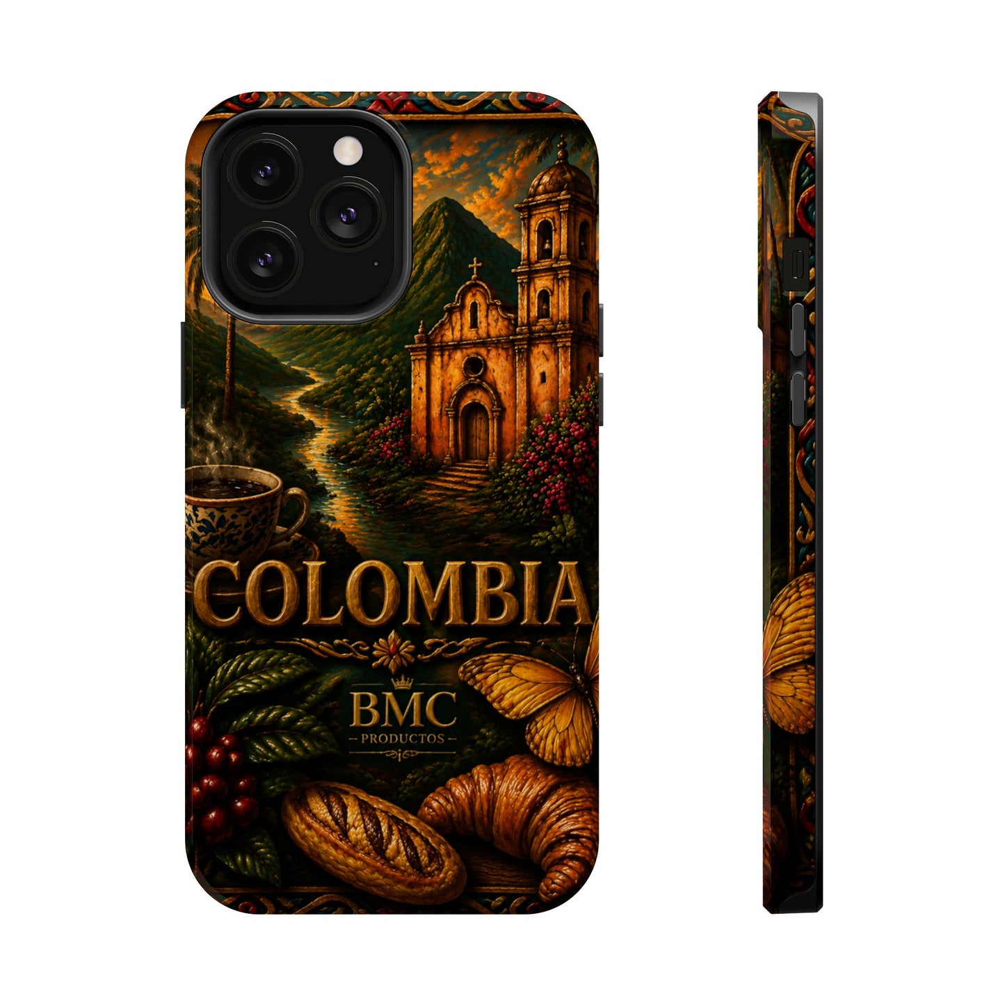 "Funda Magnética Reforzada Colombia: Magia de Colores, Café y Tradición ☕🎨🌄"