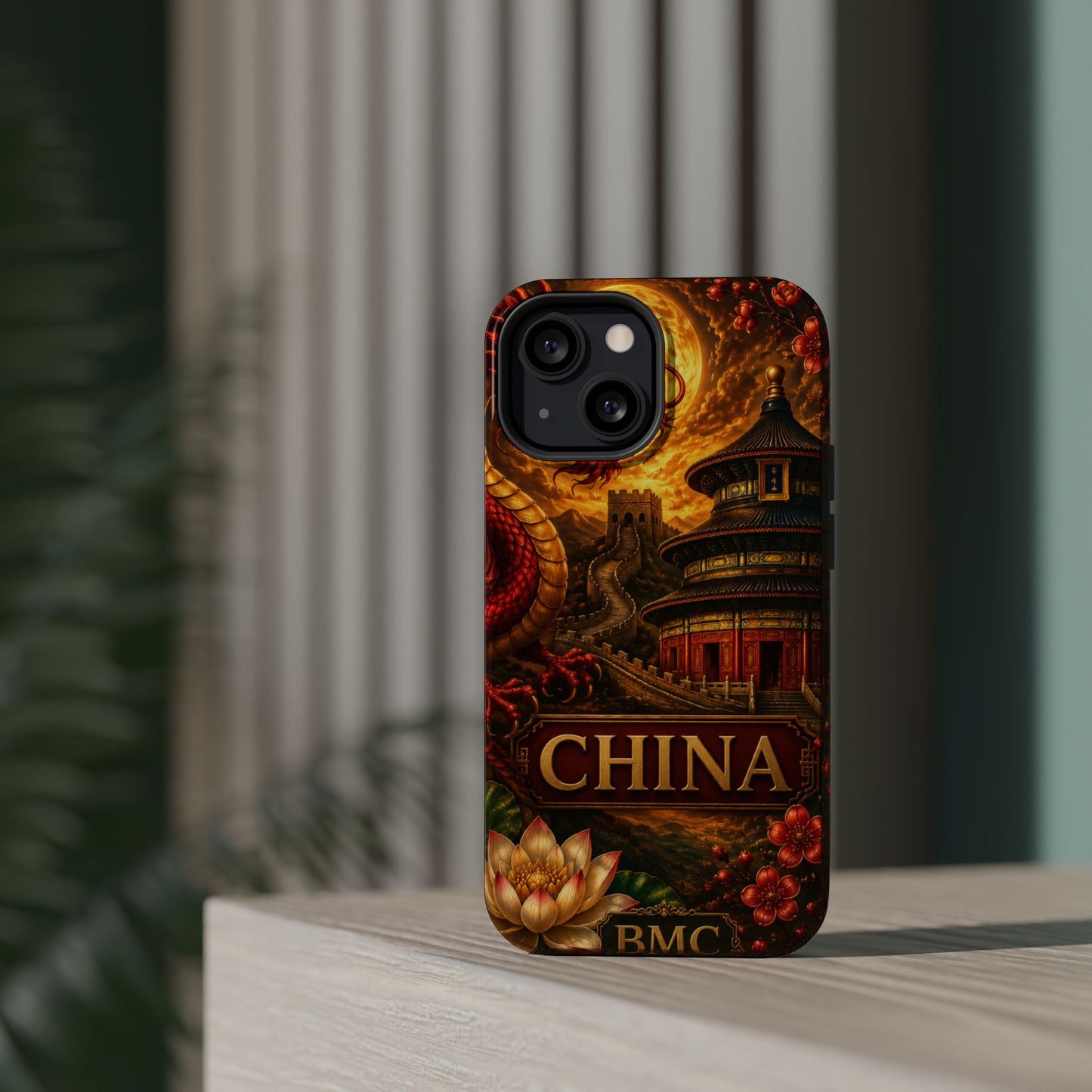 "Funda Magnética Reforzada Magnética Reforzada China – Dragones, murallas y leyendas eternas"