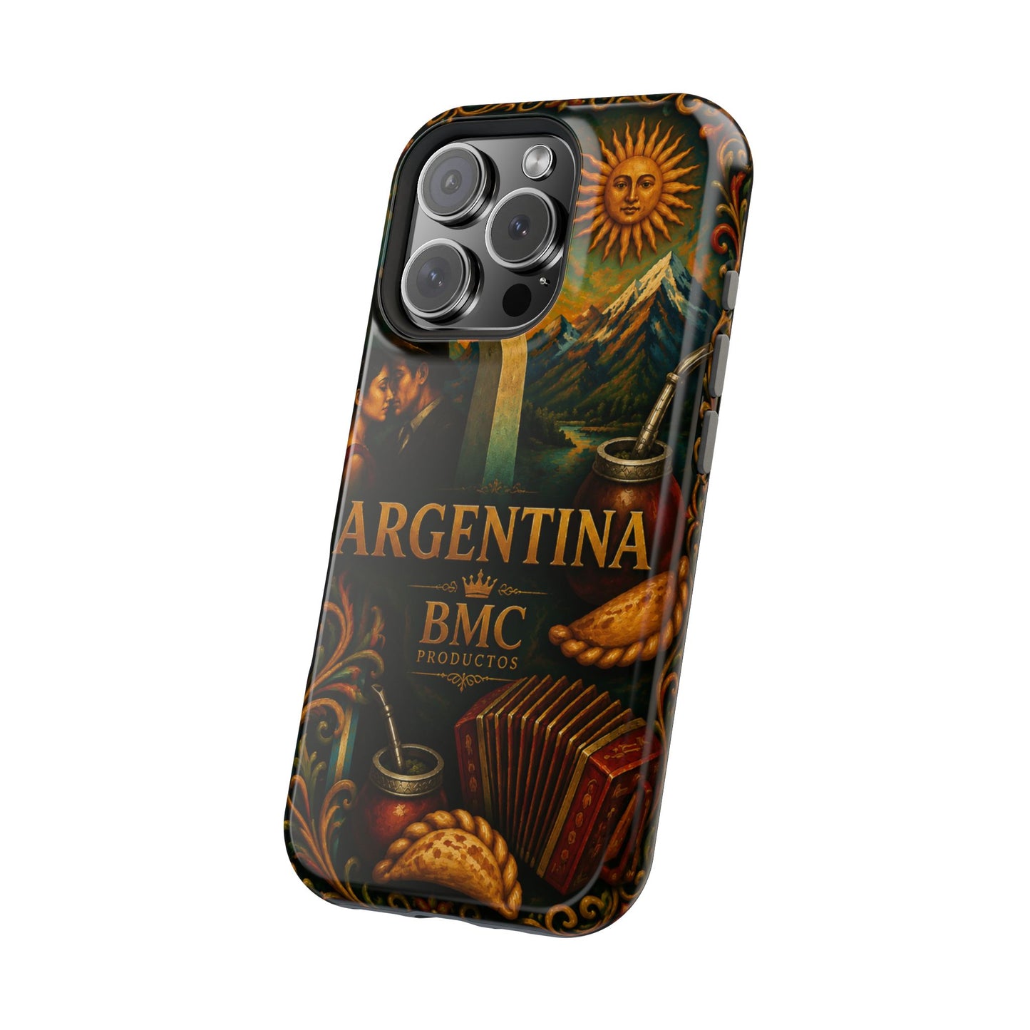 "Funda Magnética Reforzada Argentina: Pasión, Tradición y Tierra de Sueños🔥🏞️"