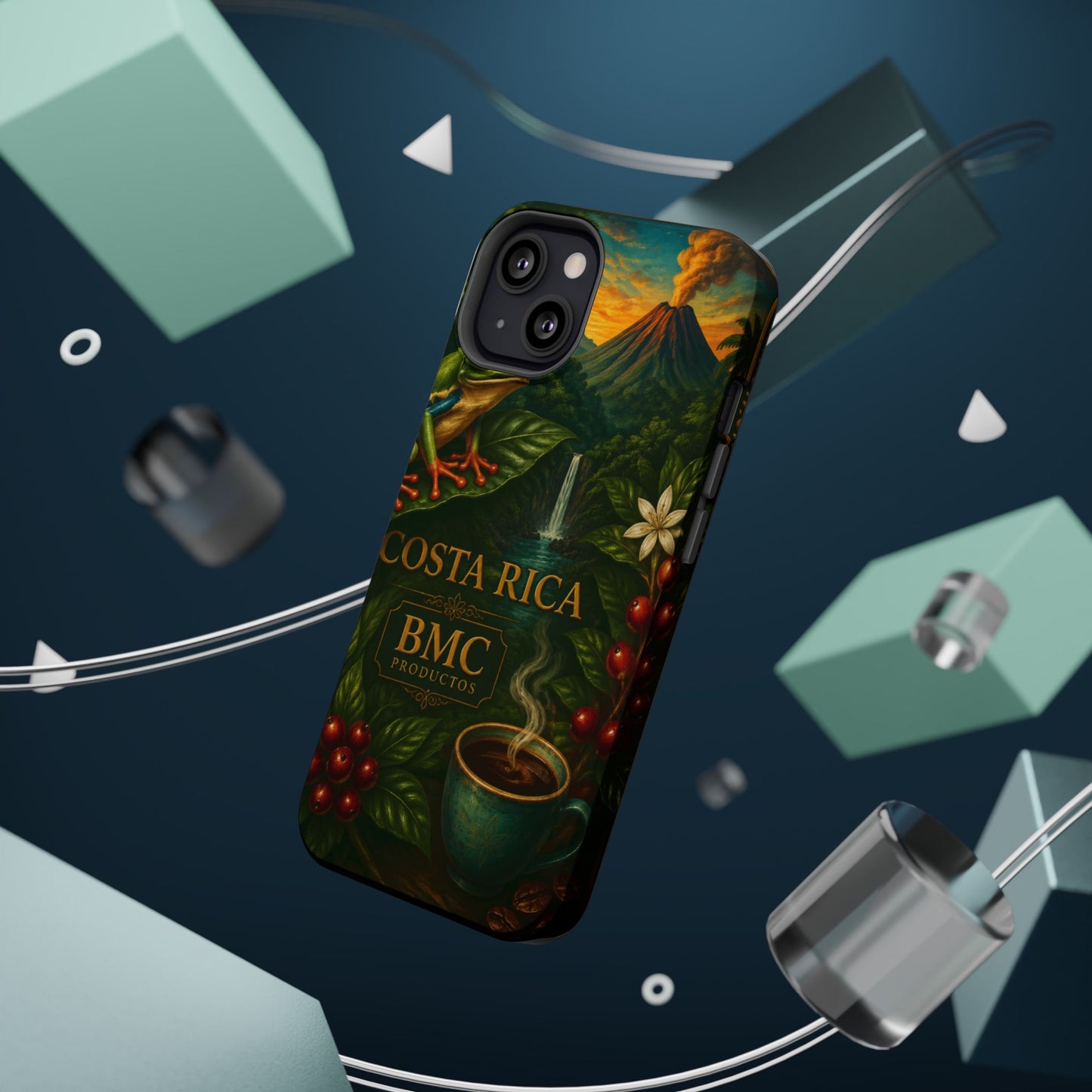 "Funda Magnética Reforzada Magnética Reforzada Costa Rica: Pura Vida entre Volcanes y Selvas 🌋🌴🦜"