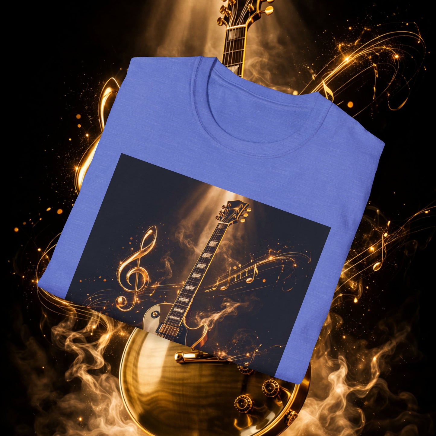 "Camiseta guitarra 🎸🔥Donde vibra una cuerda, nace una llamarada.” 🔥🎸