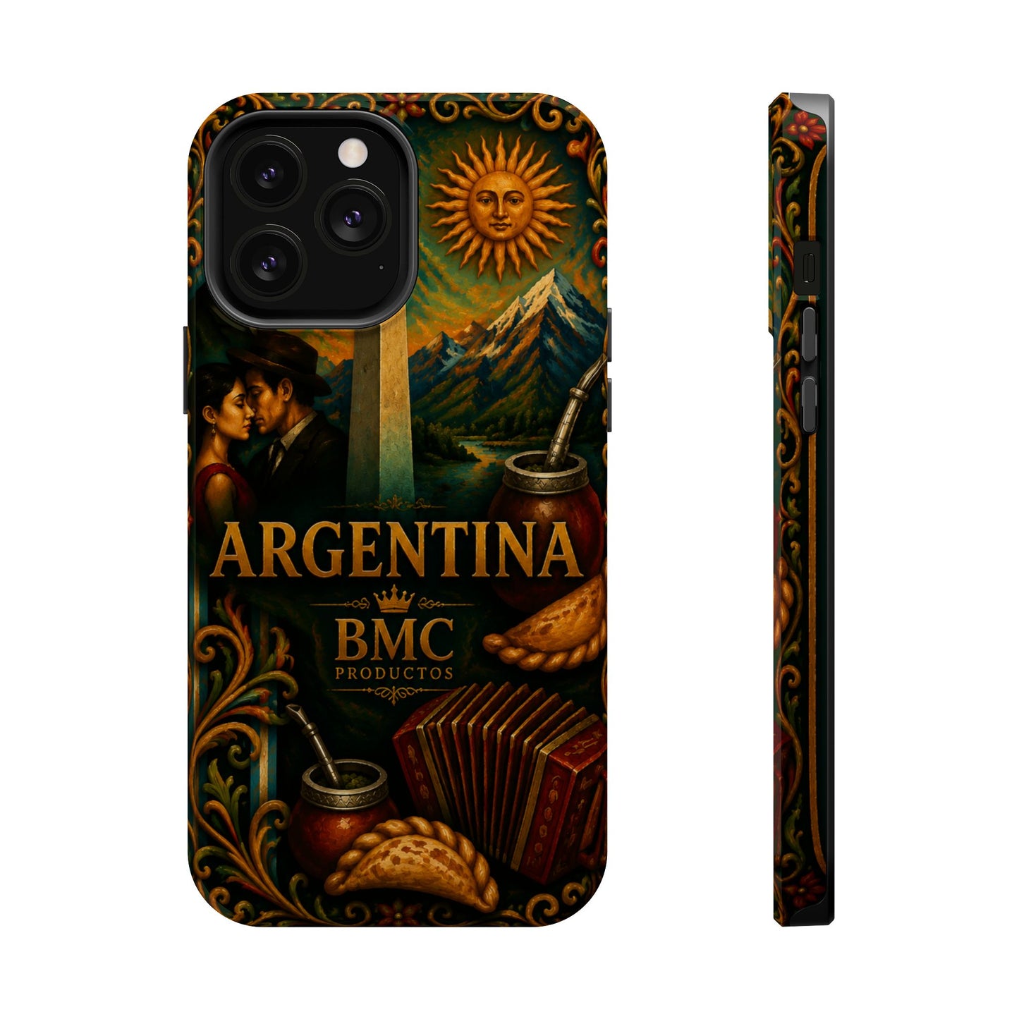 "Funda Magnética Reforzada Argentina: Pasión, Tradición y Tierra de Sueños🔥🏞️"
