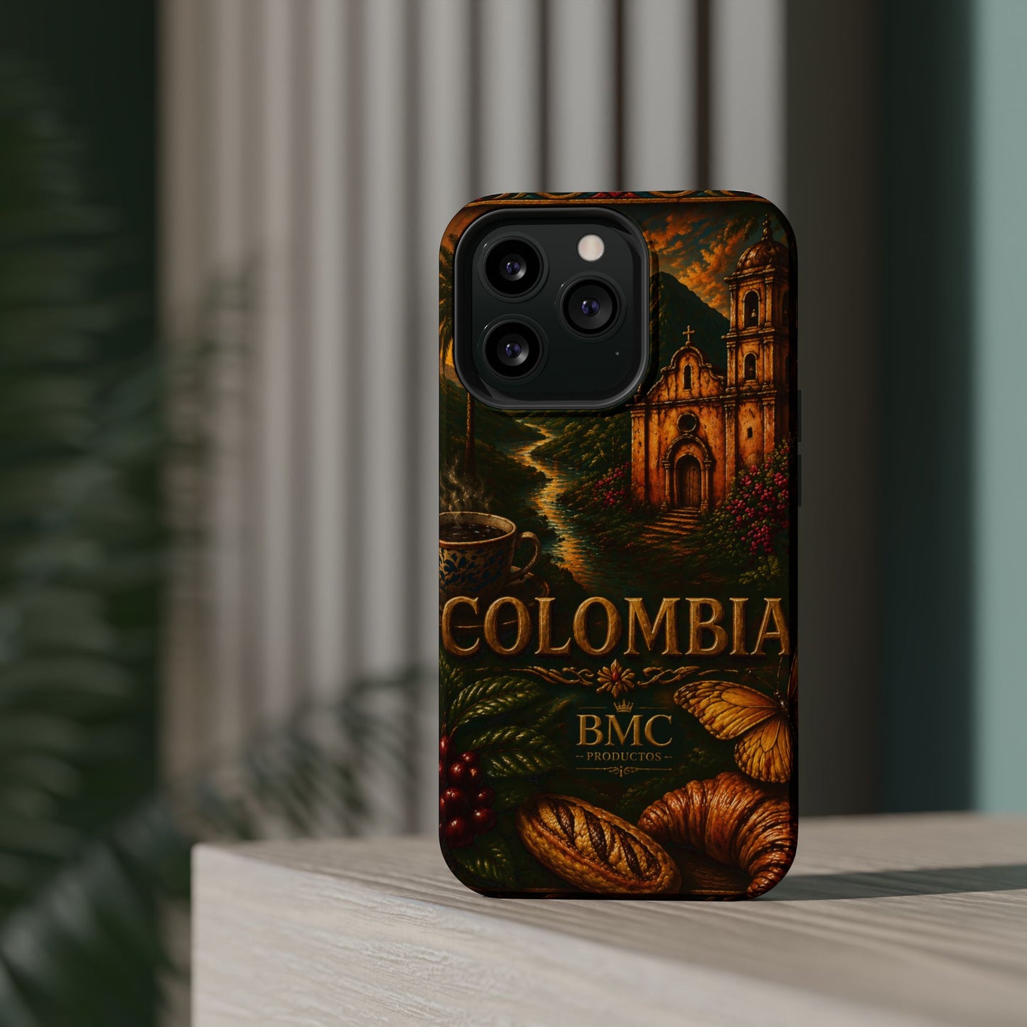 "Funda Magnética Reforzada Colombia: Magia de Colores, Café y Tradición ☕🎨🌄"