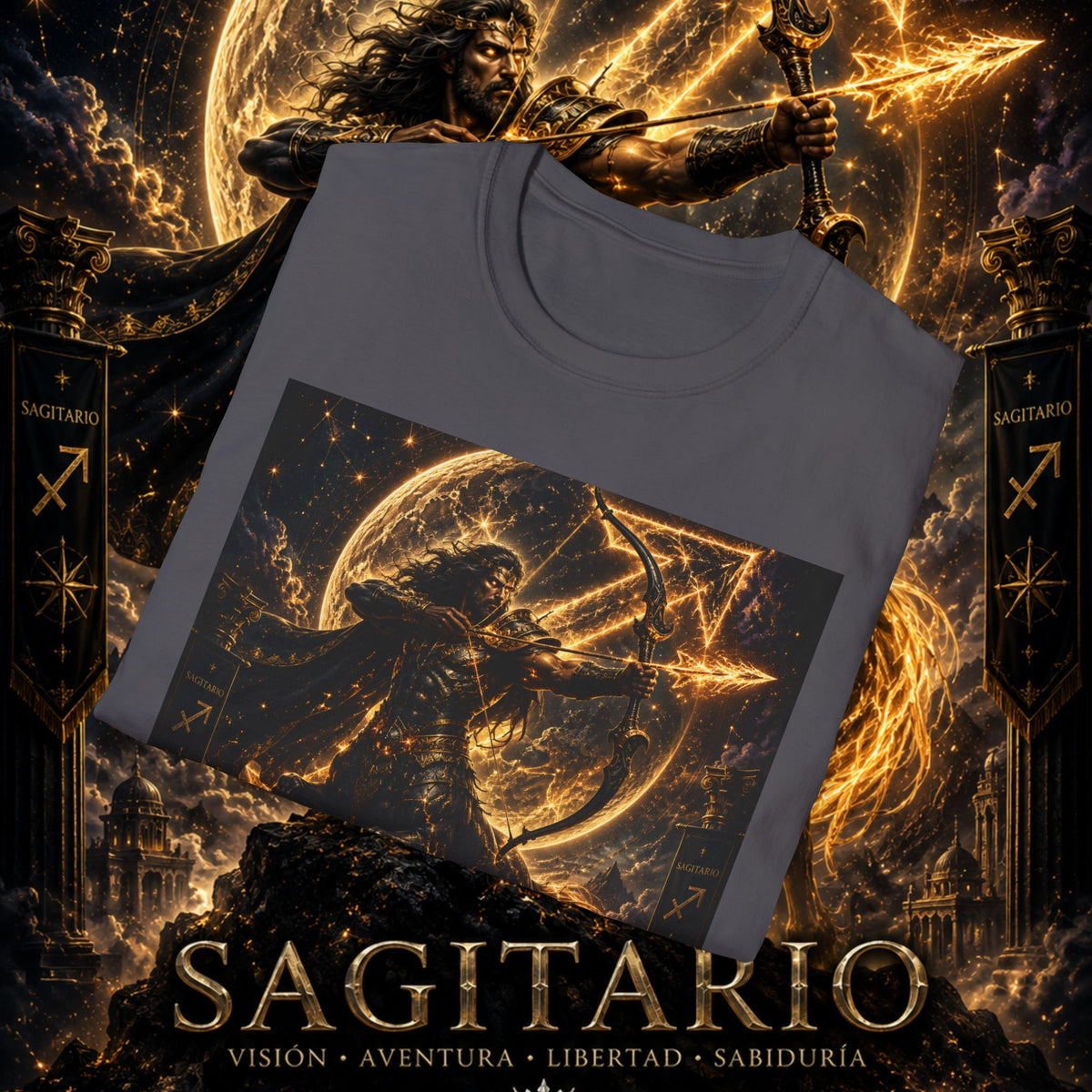 "Camiseta Sagitario – El Cazador del Horizonte"