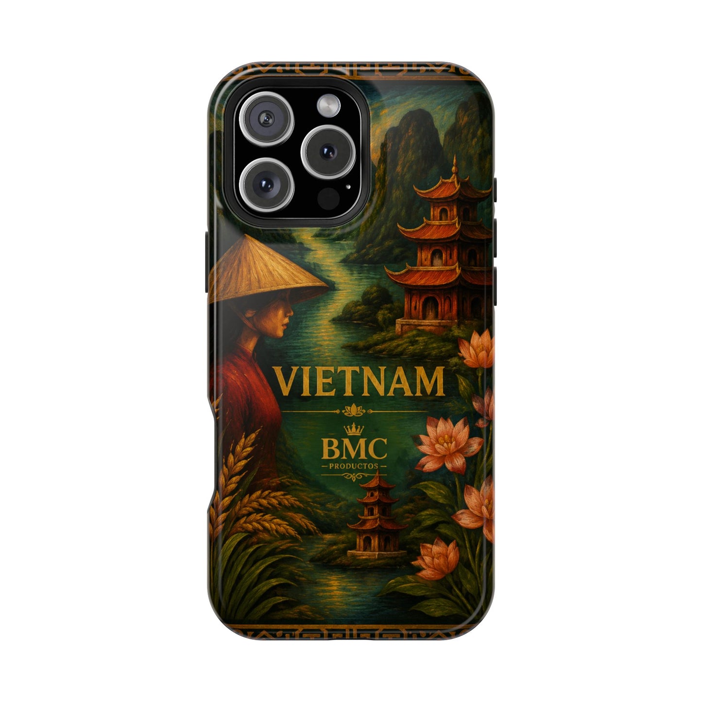 "Funda Magnética Reforzada Magnética Reforzada  Vietnam: Tradición, Naturaleza y Leyendas Ancestrales 🎋🏯🐉"