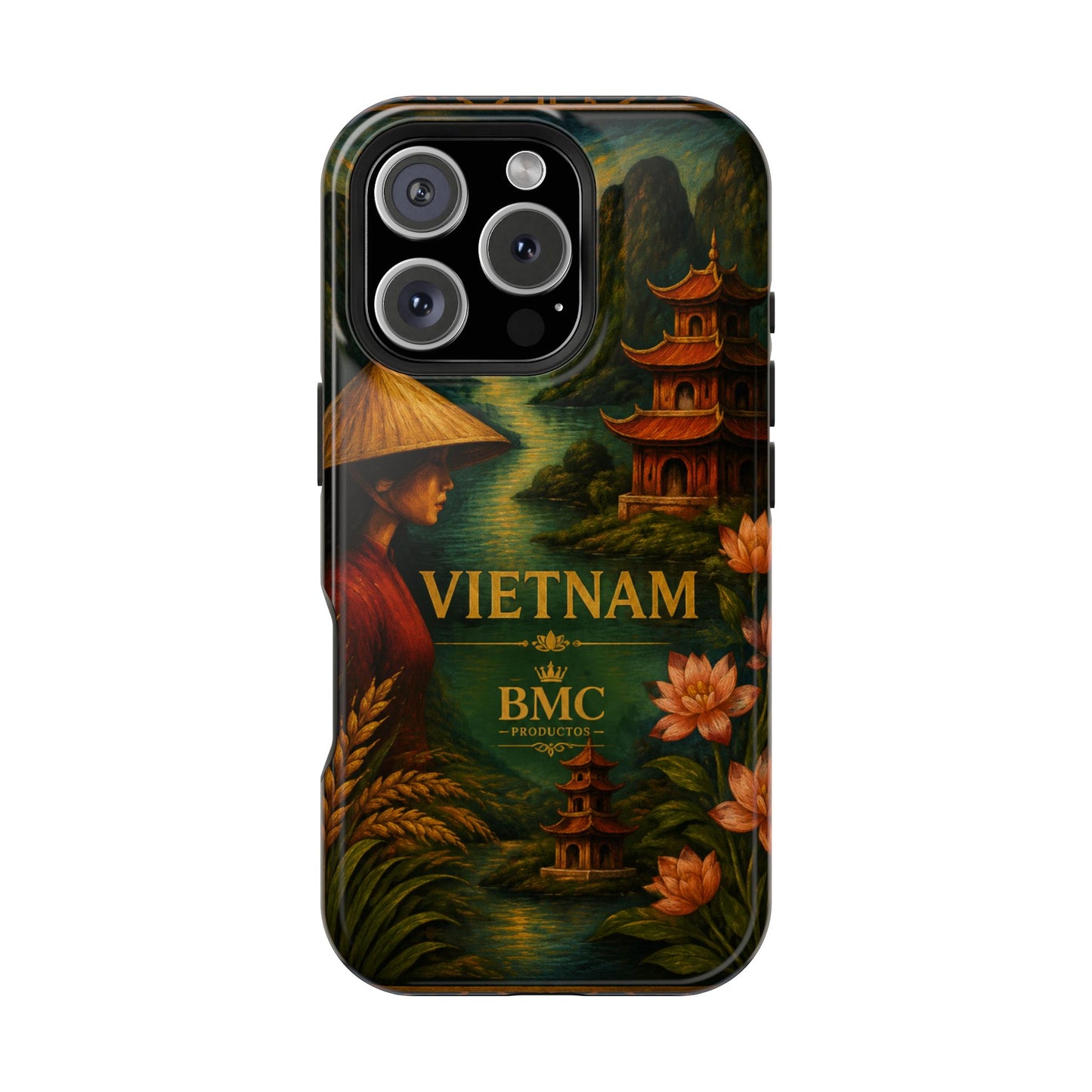 "Funda Magnética Reforzada Magnética Reforzada  Vietnam: Tradición, Naturaleza y Leyendas Ancestrales 🎋🏯🐉"