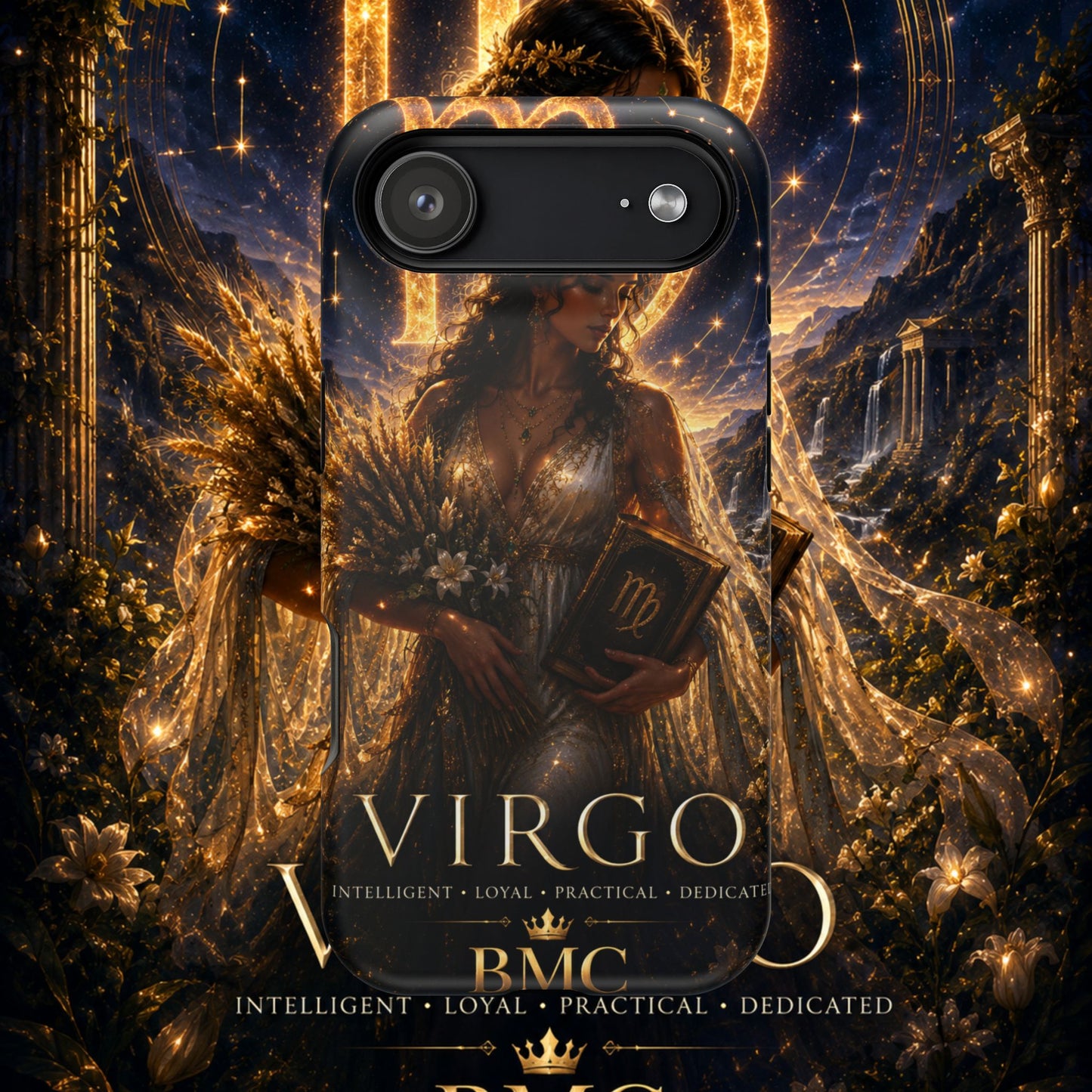 "Funda Magnética Reforzada ♍ Virgo-La Guardiana del Conocimiento"