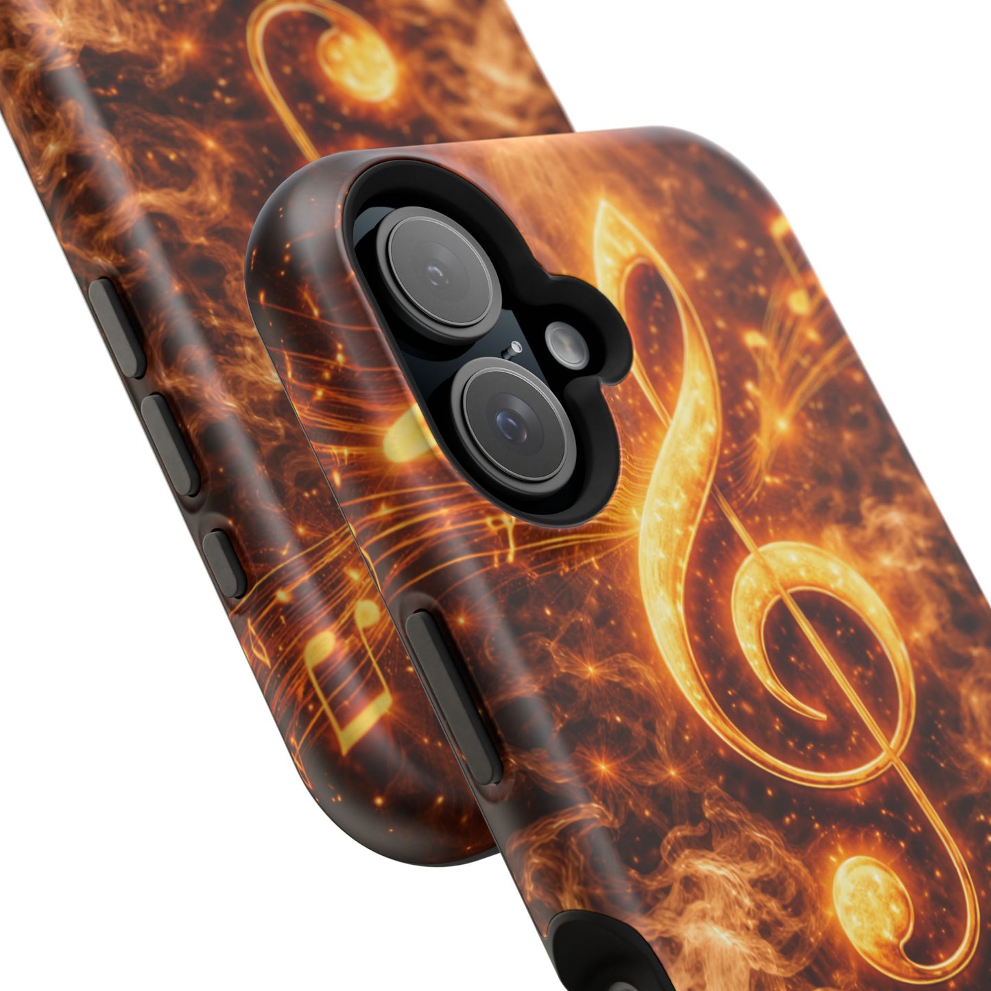 "Funda Magnética Reforzada Magnética Reforzada clave de sol 🎼🔥Donde nace una nota… nace una llama.” 🔥🎼