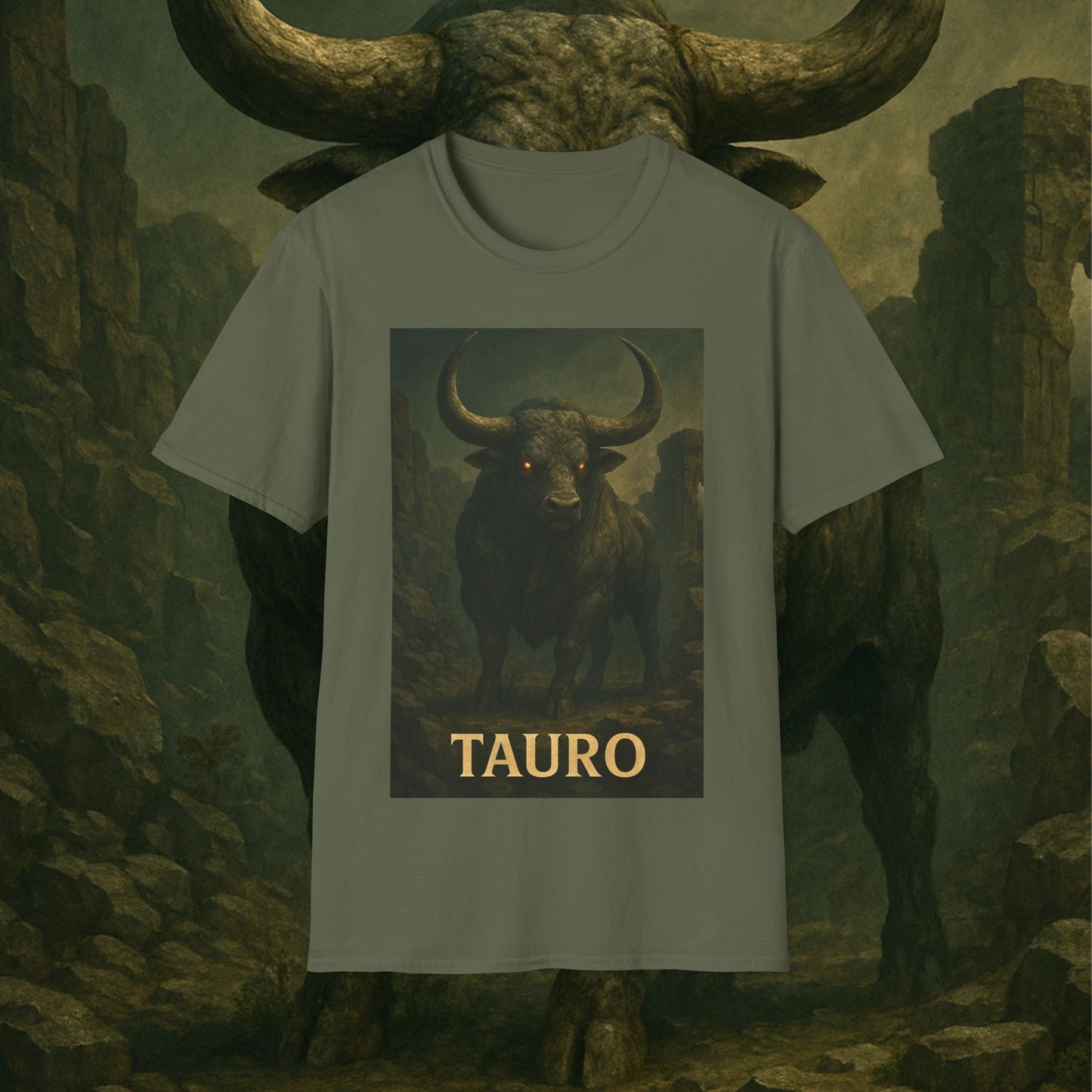 "Camiseta ♉ Tauro — Fuerza silenciosa de la tierra"