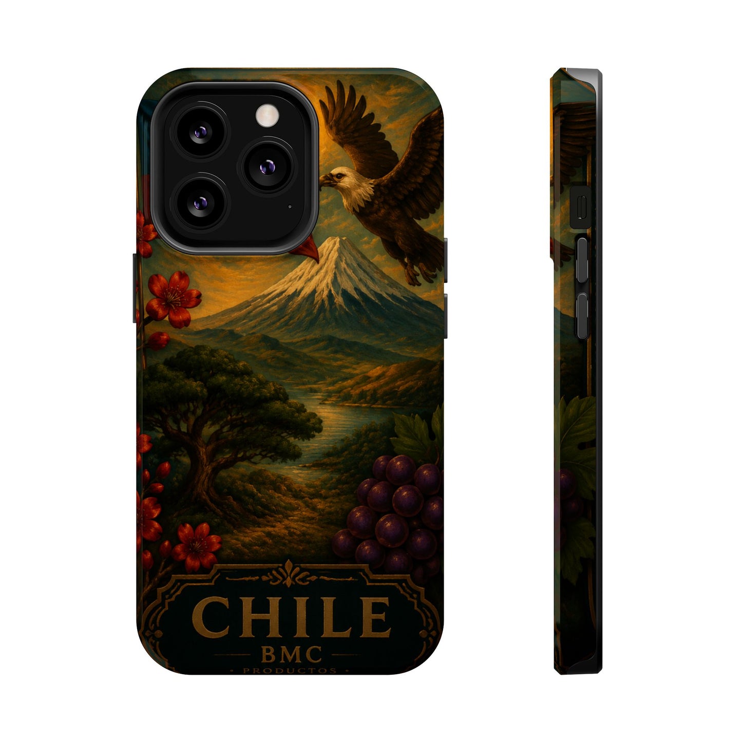 "Funda Magnética Reforzada Magnética Reforzada Chile: Naturaleza Indómita y Horizontes Eternos 🏔️🍇🏜️"