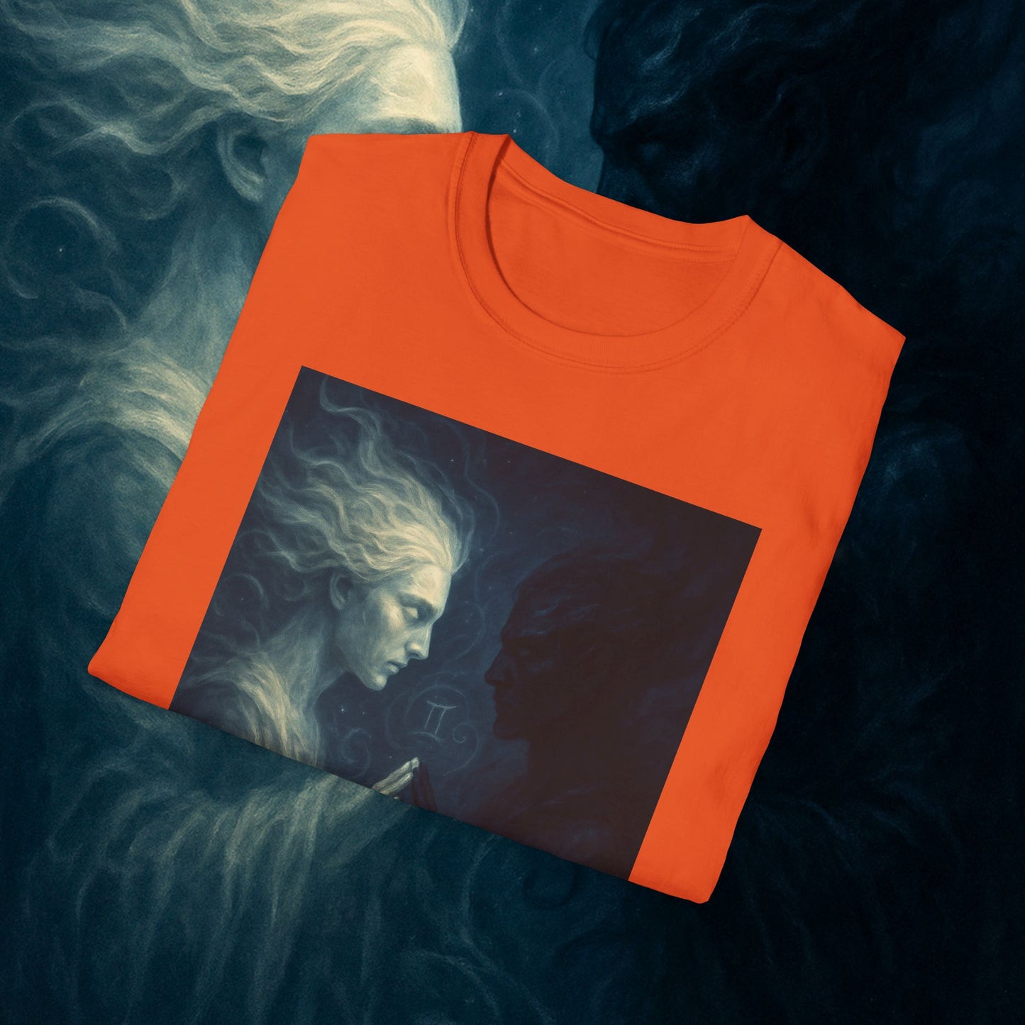 "Camiseta ♊ Géminis — Reflejo del alma dividida"