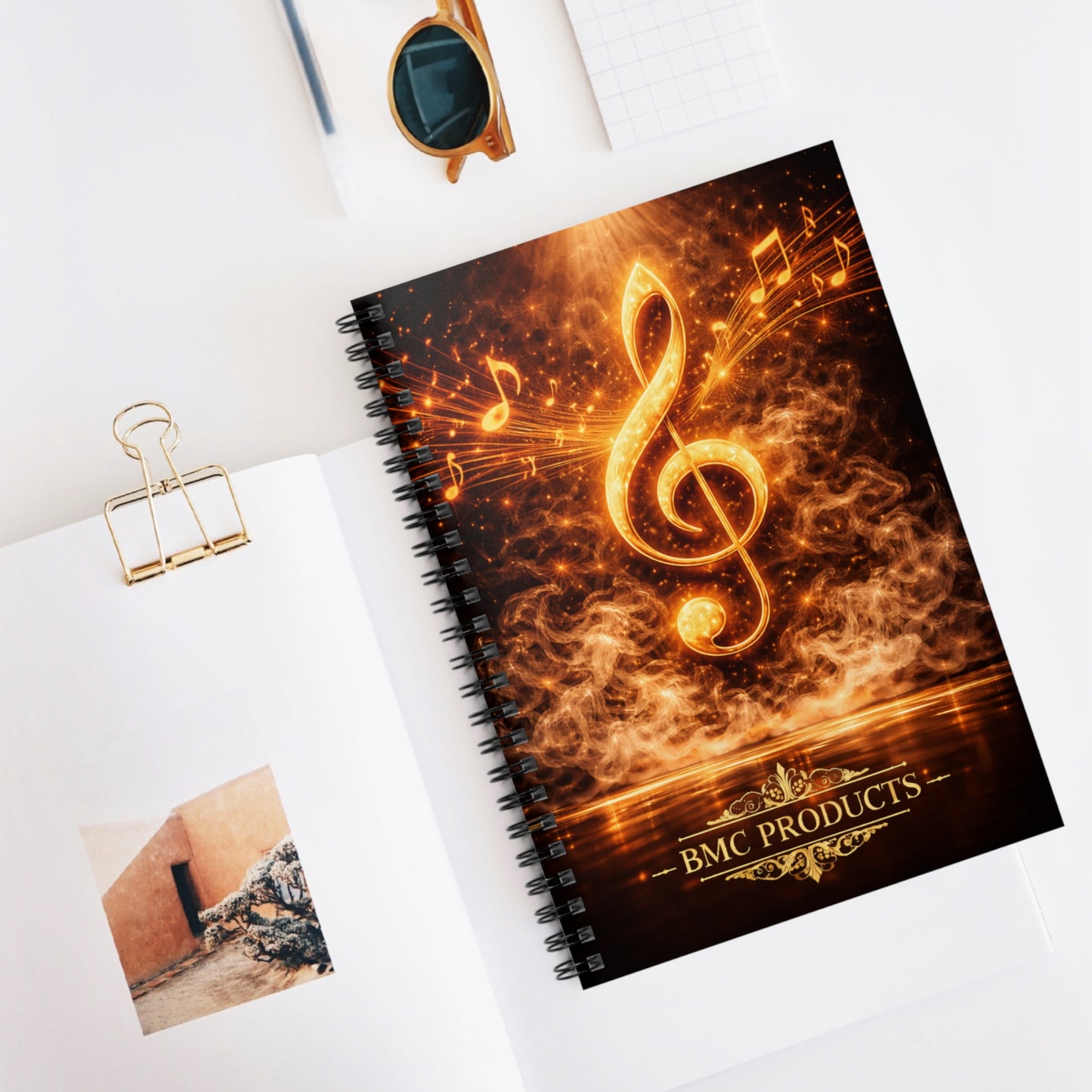 "libreta clave de sol 🎼🔥 Donde nace una nota… nace una llama.” 🔥🎼