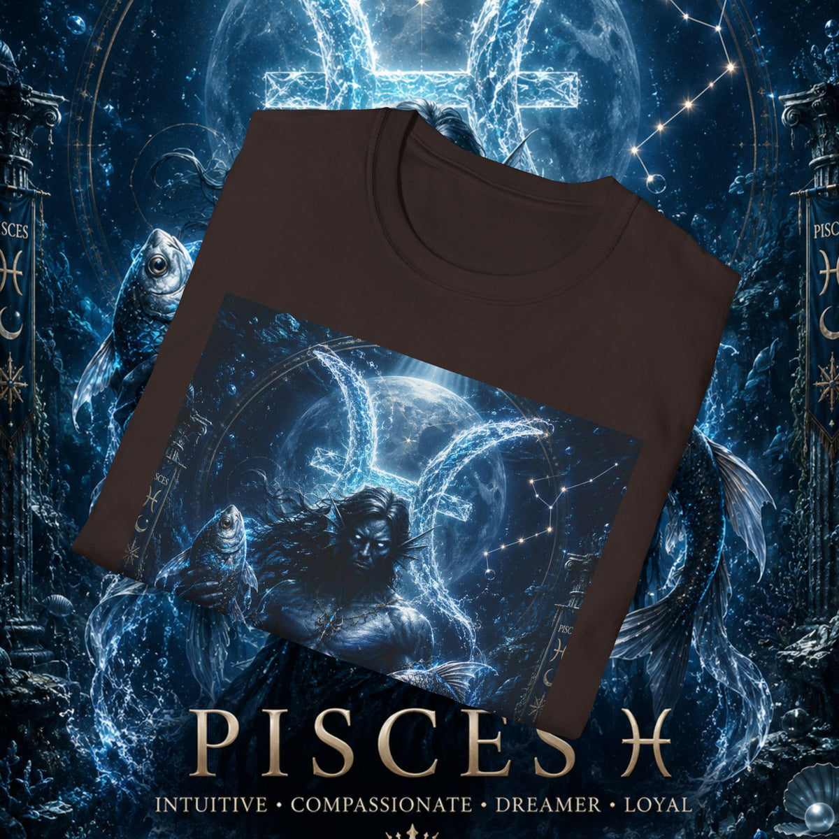 "Camiseta Piscis — El Guardián de las Profundidades"