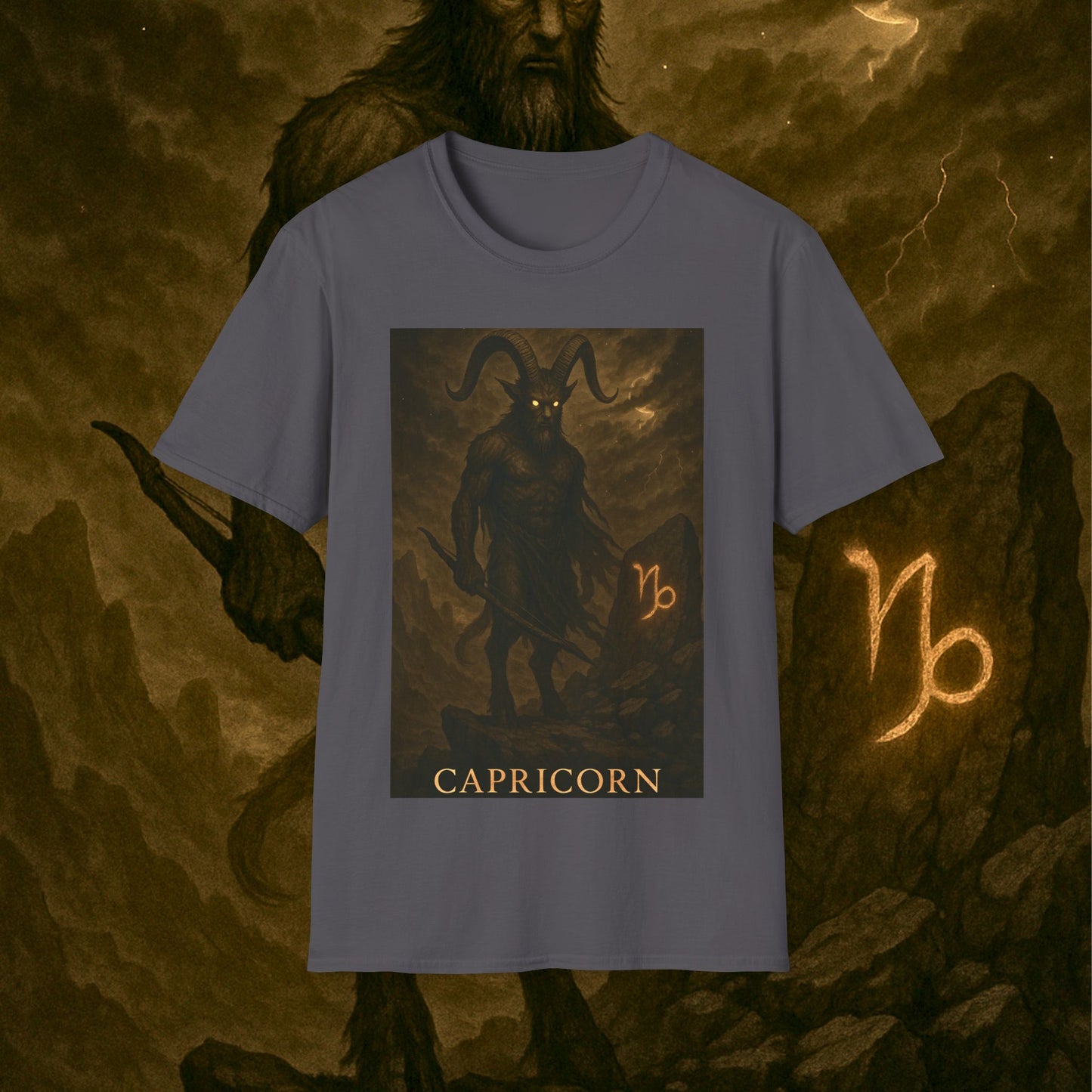 "Camiseta ♑ Capricornio – El Guardián de las Cumbres"
