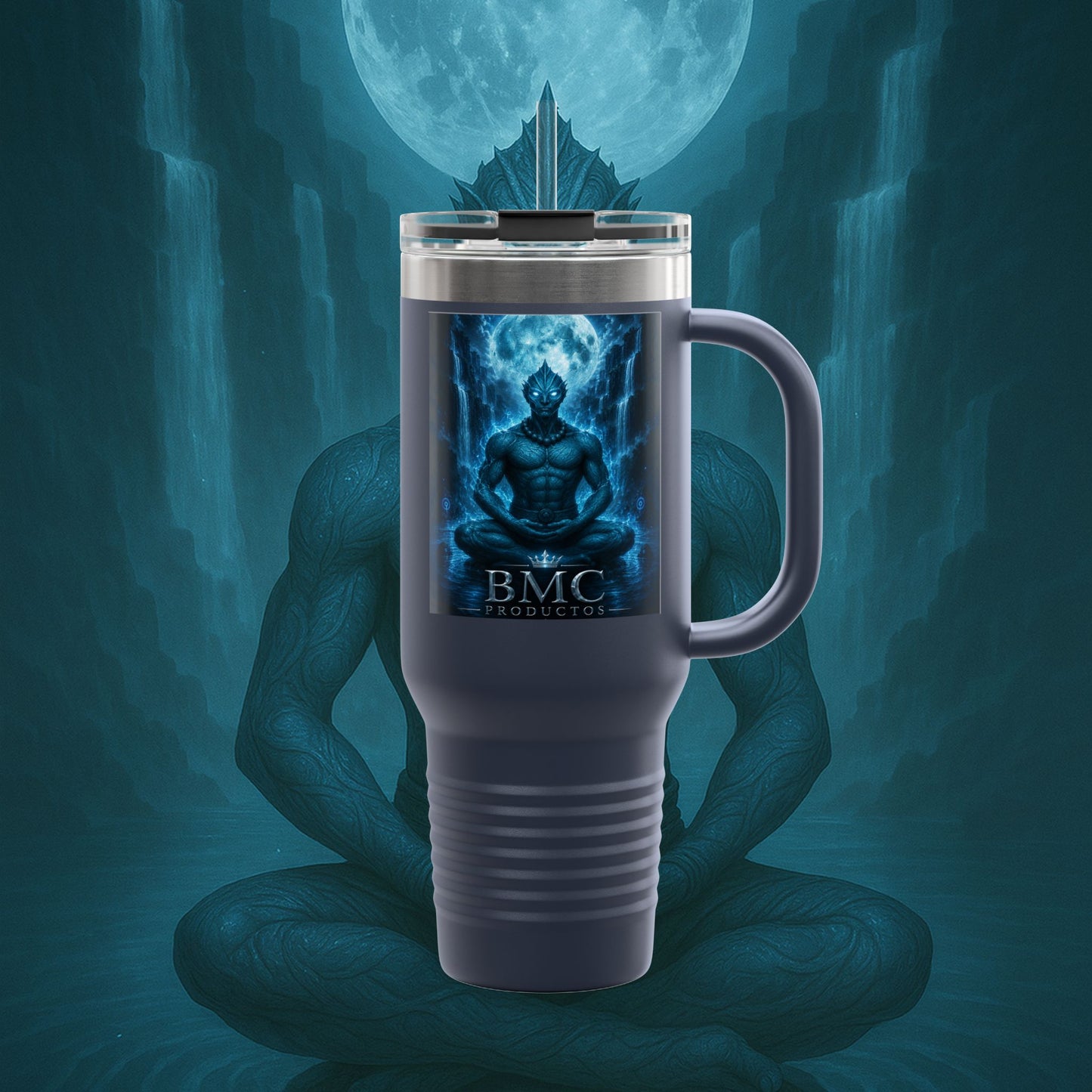 "taza de Viaje Aislada Naryzh -🌊 el Eco del Río Silente"