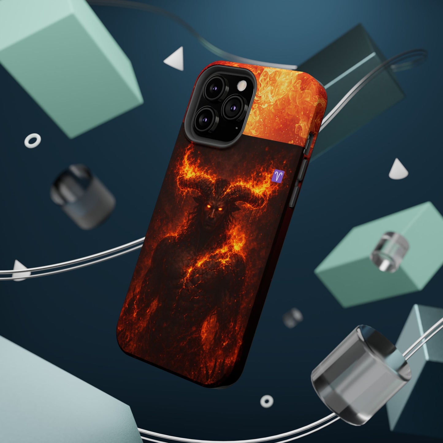 "Funda Magnética Reforzada ♈ Aries — Espíritu de fuego"