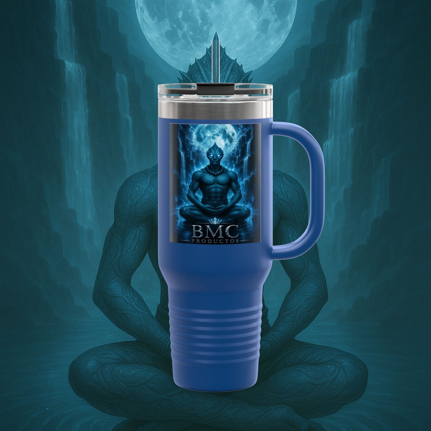 "taza de Viaje Aislada Naryzh -🌊 el Eco del Río Silente"