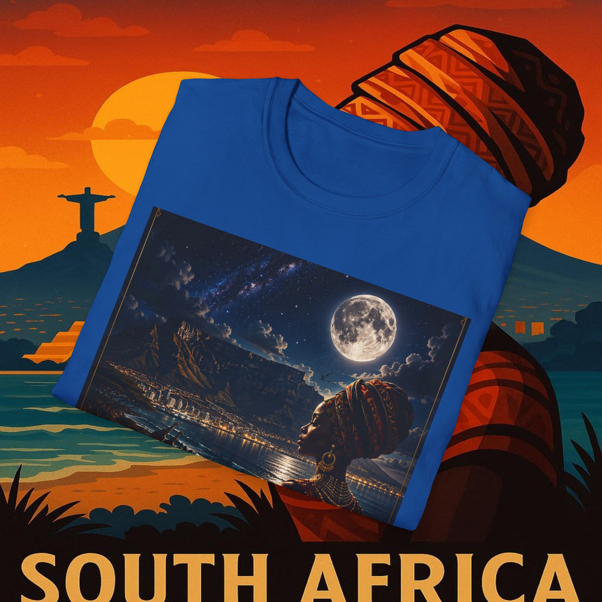 "Camiseta Sudáfrica 🌍 – Un mundo de aventuras y diversidad"