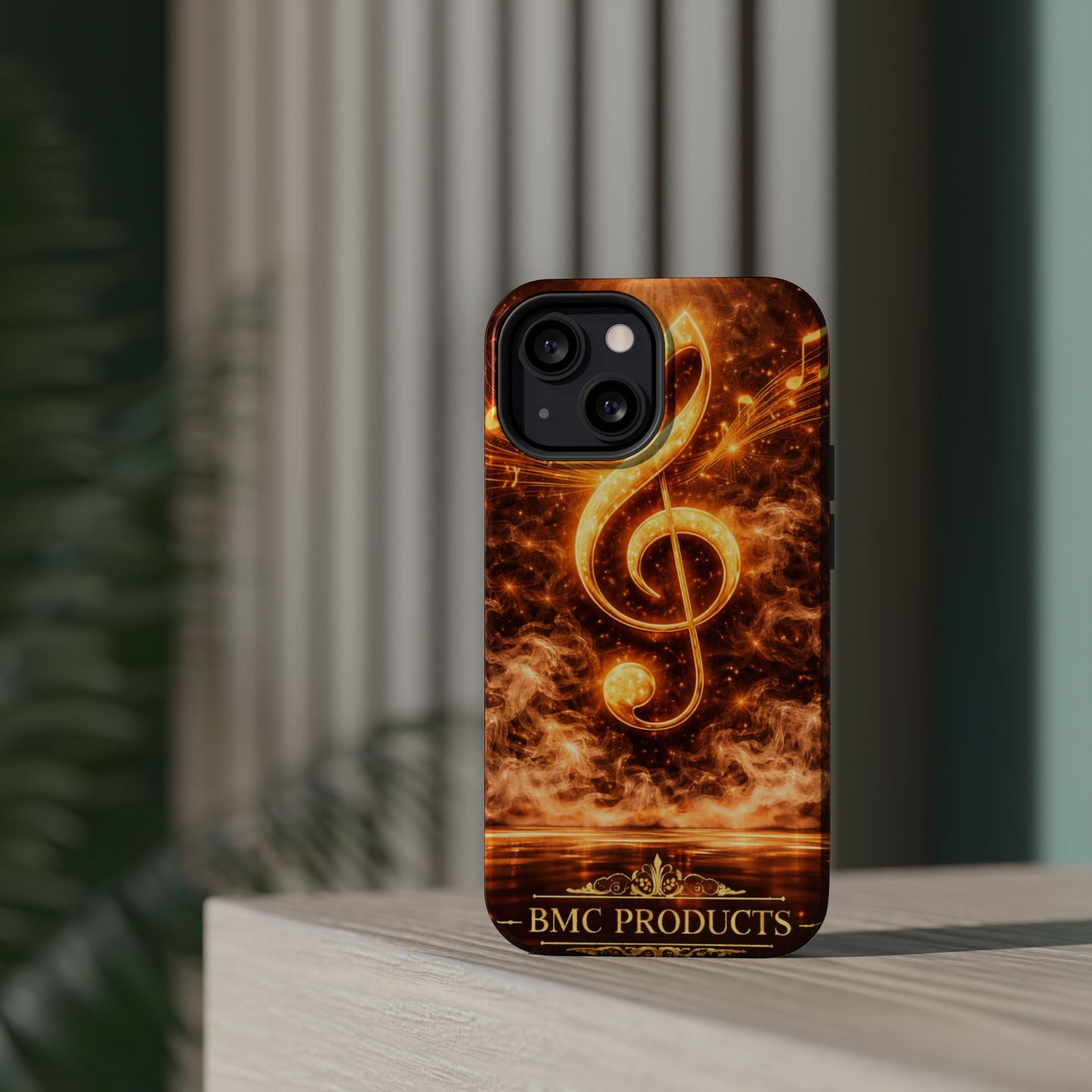 "Funda Magnética Reforzada Magnética Reforzada clave de sol 🎼🔥Donde nace una nota… nace una llama.” 🔥🎼