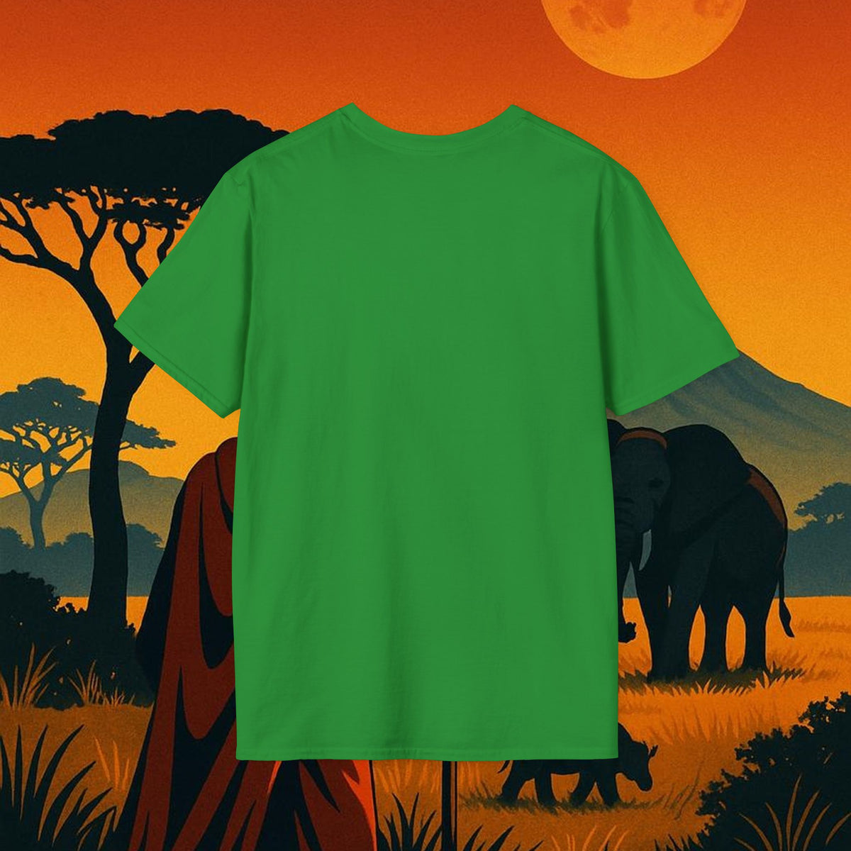 "Camiseta Kenia: Aventura Salvaje y Tierra de Horizontes Infinitos 🦁🌄🏕️"