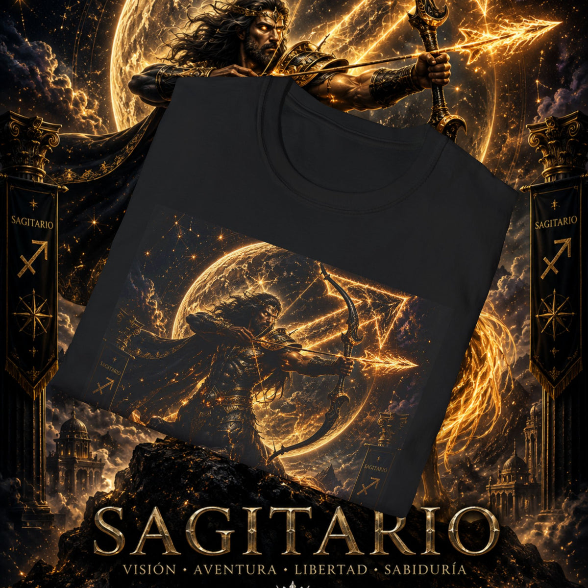 "Camiseta Sagitario – El Cazador del Horizonte"