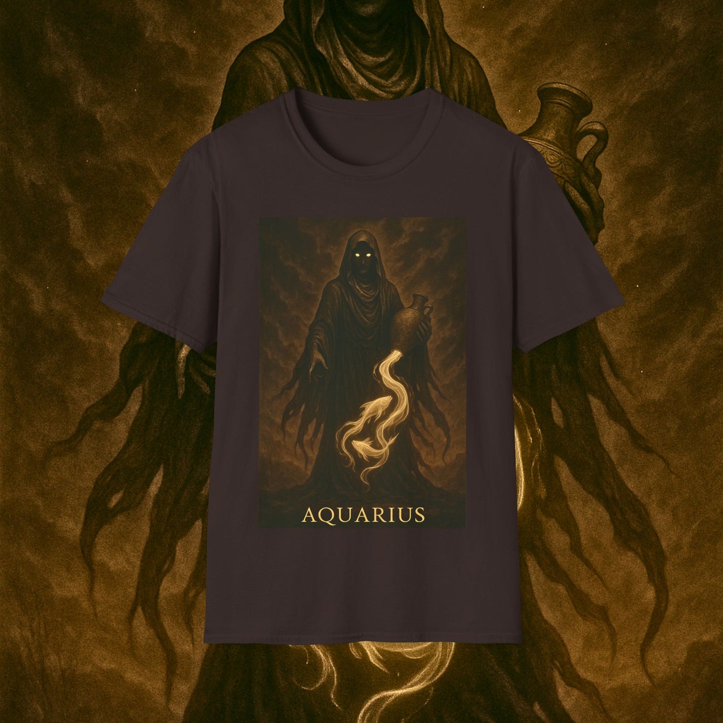 "Camiseta ♒ ACUARIO – El Visionario del Cielo y el Agua"