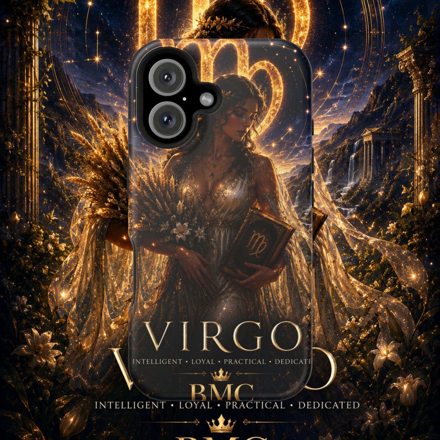 "Funda Magnética Reforzada ♍ Virgo-La Guardiana del Conocimiento"