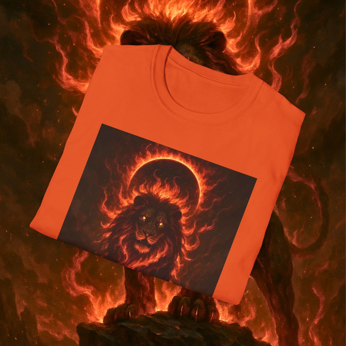 "Camiseta ♌ Leo — Soberano del fuego eterno"