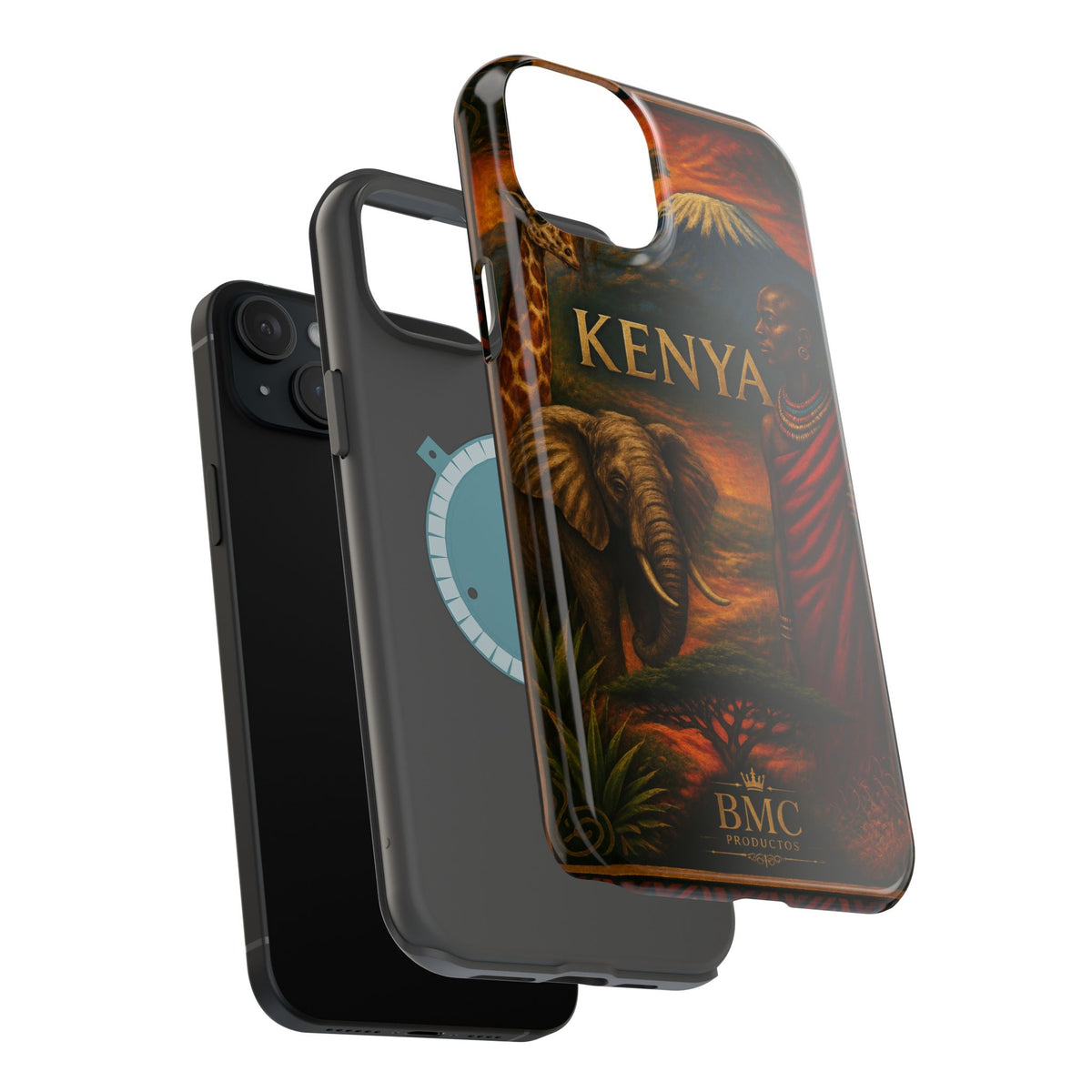 "Reinforced Magnetic Case Kenya: Wild Adventure and Land of Infinite Horizons 🦁🌄🏕️"