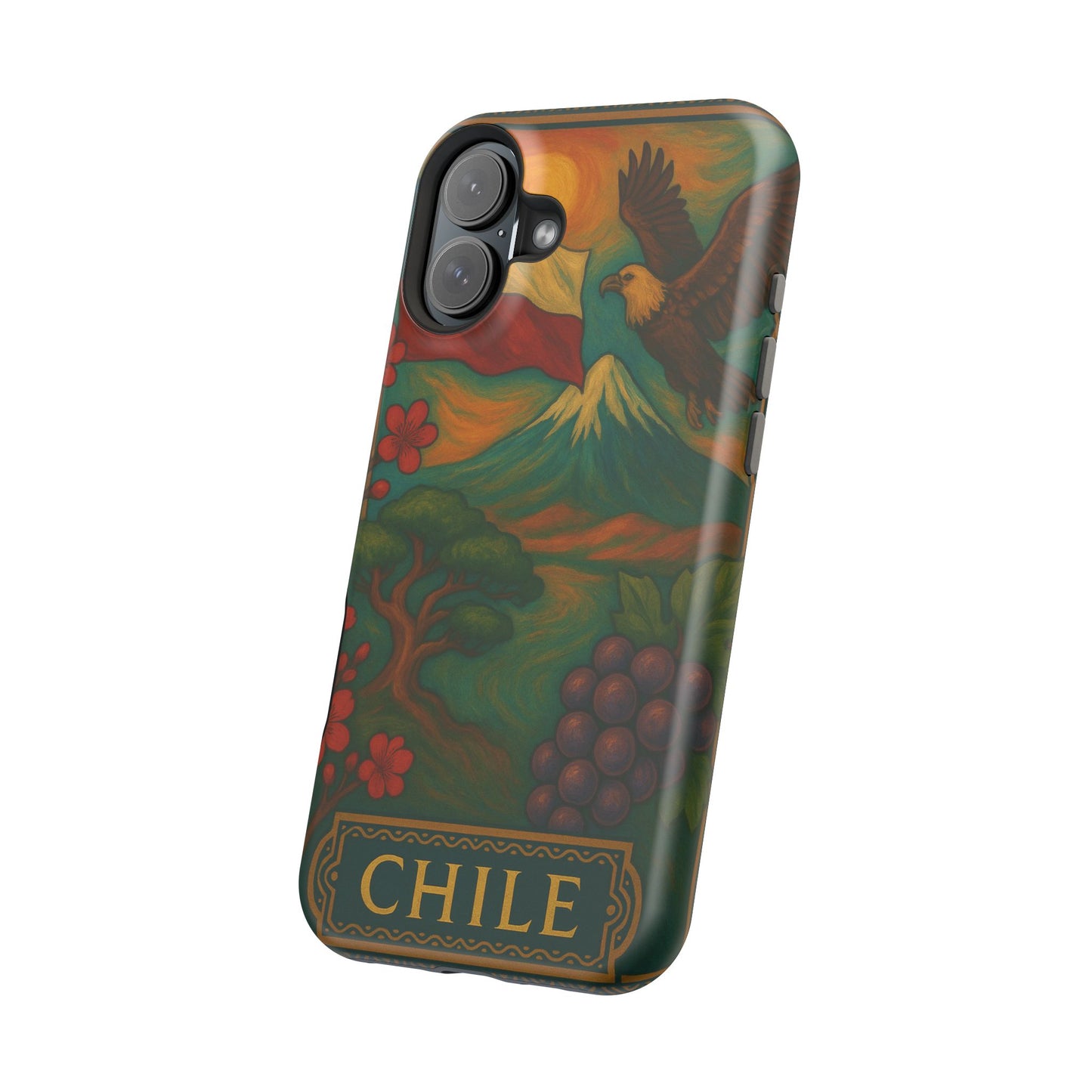 "Funda Magnética Reforzada Magnética Reforzada Chile: Naturaleza Indómita y Horizontes Eternos 🏔️🍇🏜️"