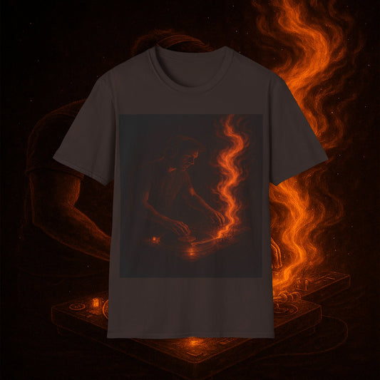 "Camiseta dj 🎧🔥 No mezclas canciones… mezclas fuego.” 🔥🎧