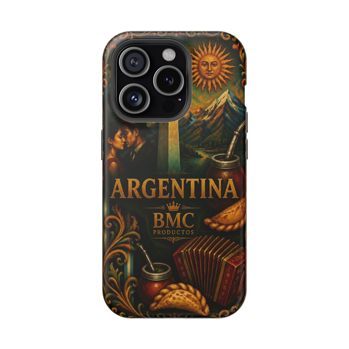 "Funda Magnética Reforzada Argentina: Pasión, Tradición y Tierra de Sueños🔥🏞️"