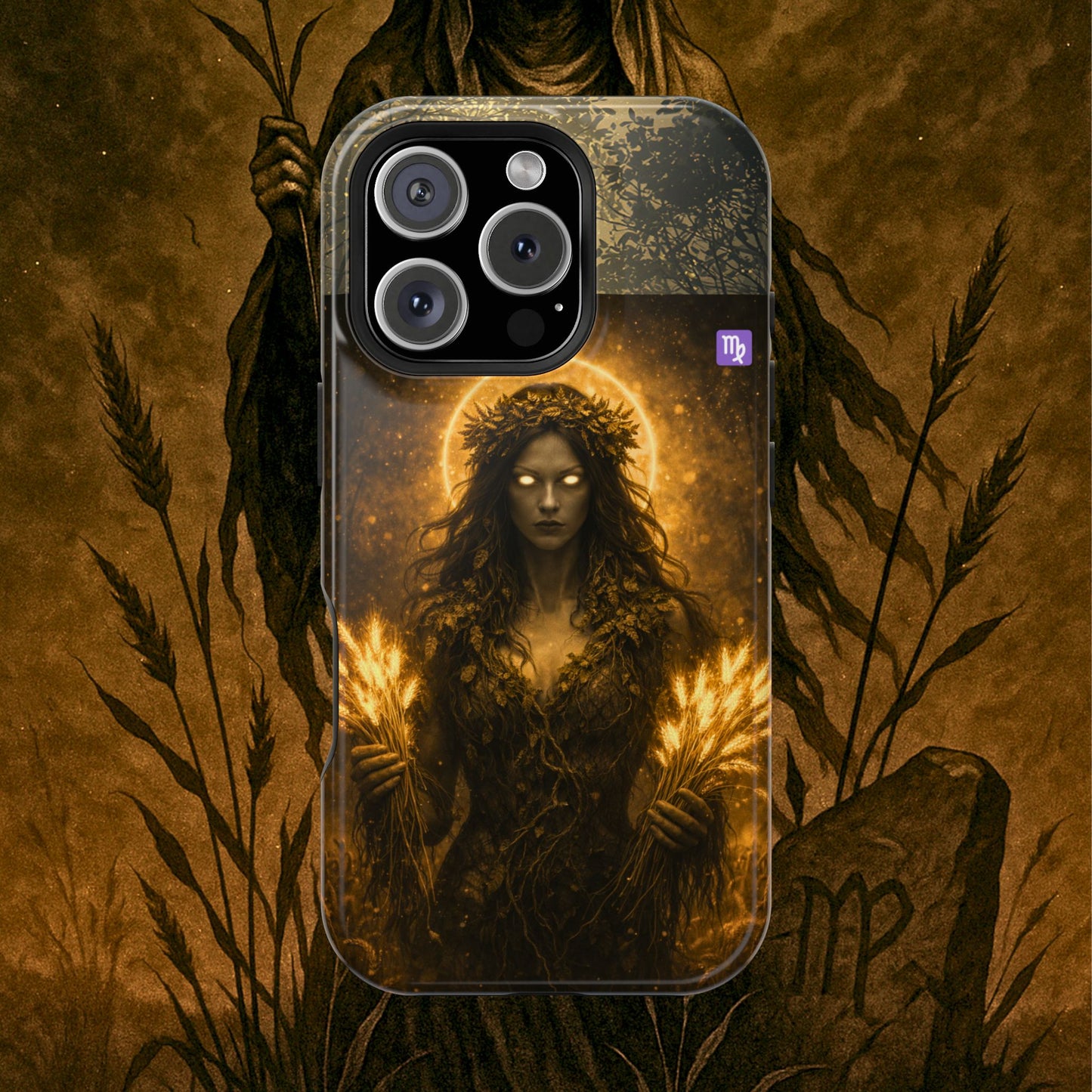 "Funda Magnética Reforzada ♍ Virgo-La Guardiana del Conocimiento"
