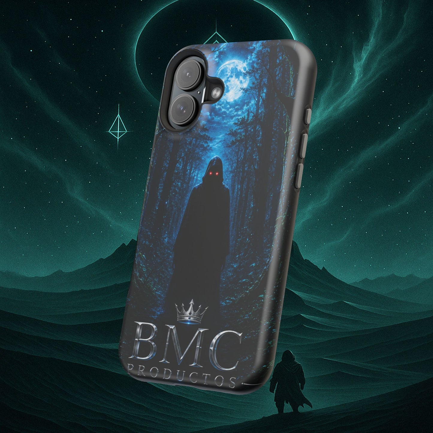 "Funda Magnética Reforzada🖤 El Vigía del Bosque Oscuro"