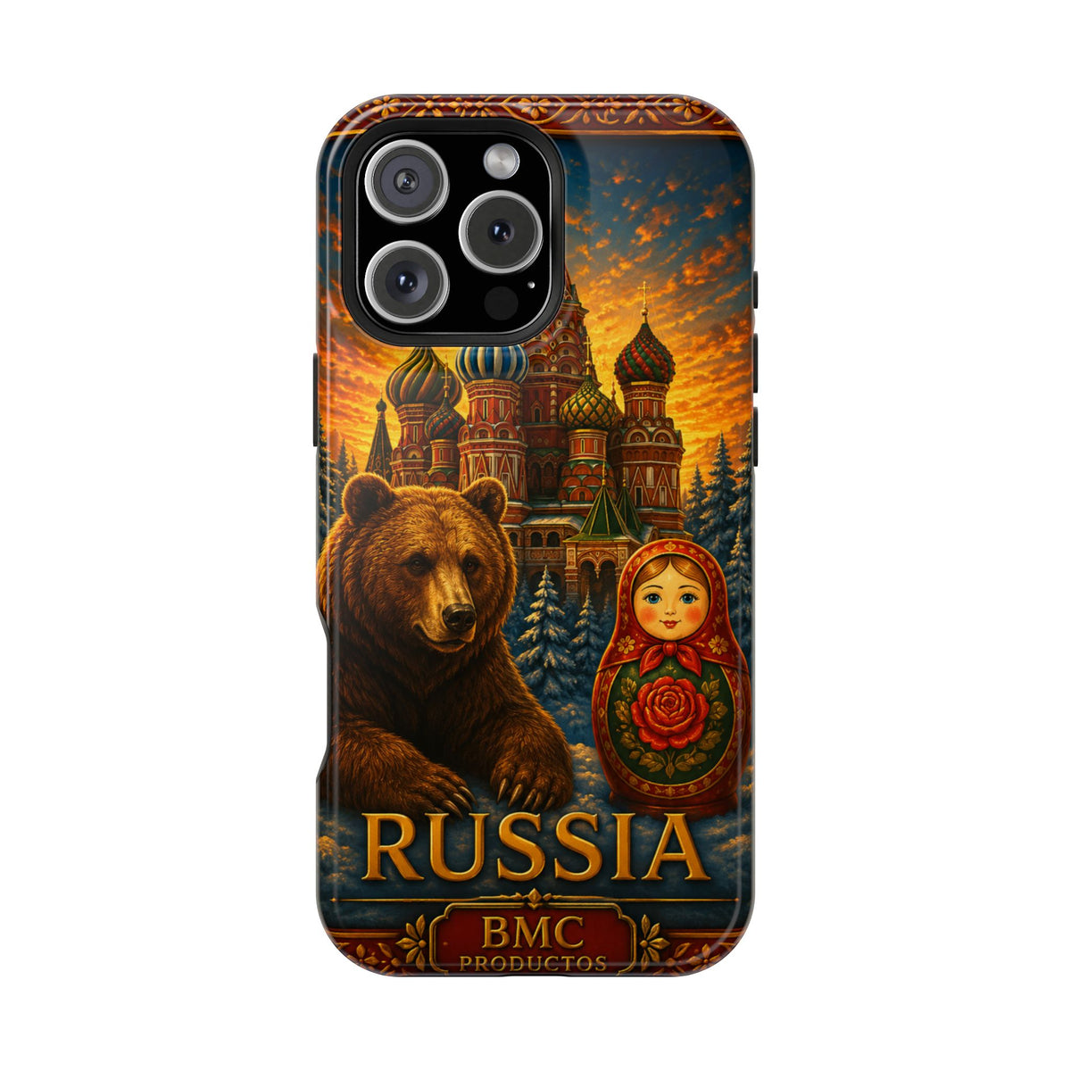 "Reinforced Magnetic Case Russia❄️ – Land of history, mystery, and grandeur"