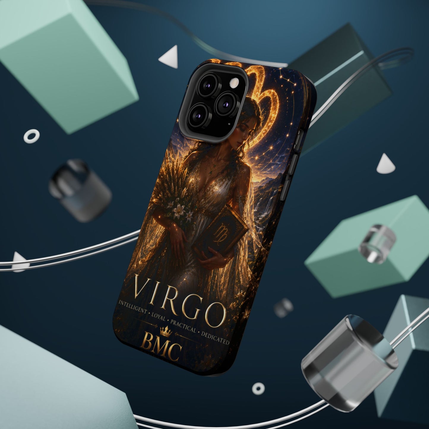 "Funda Magnética Reforzada ♍ Virgo-La Guardiana del Conocimiento"
