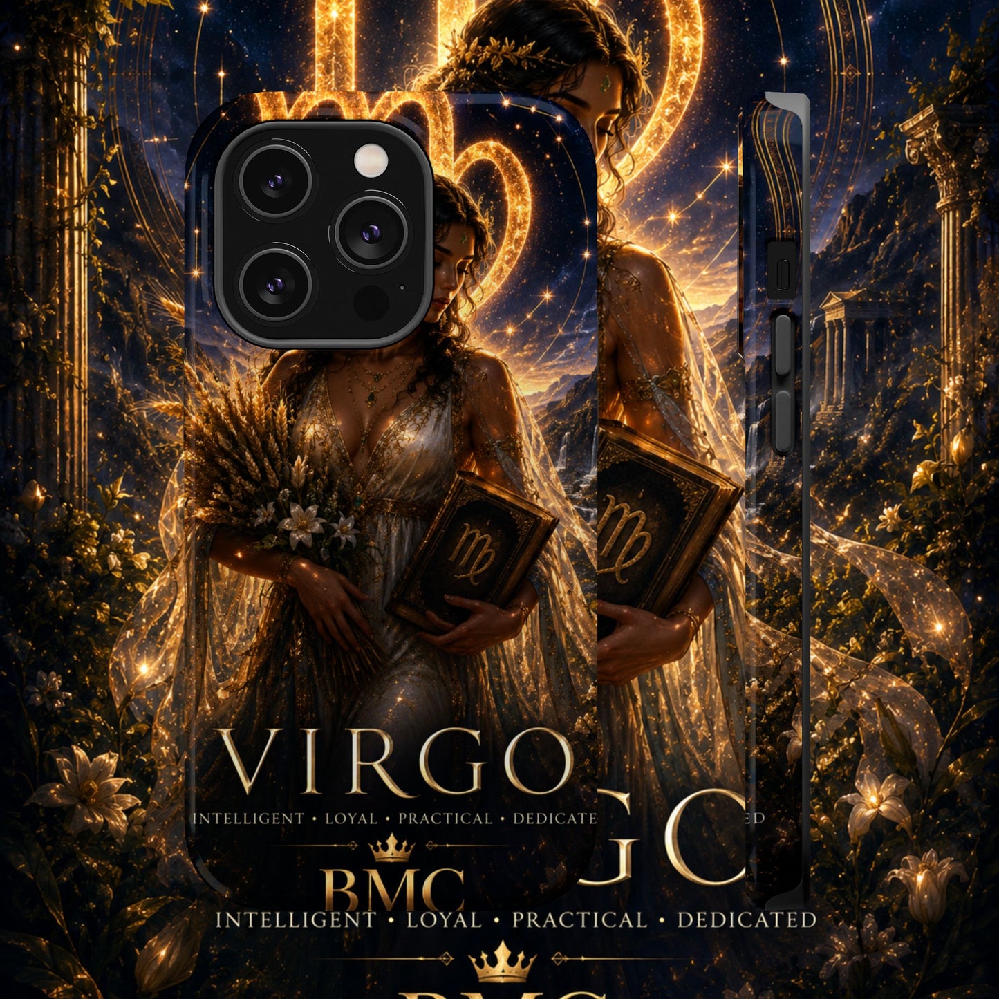 "Funda Magnética Reforzada ♍ Virgo-La Guardiana del Conocimiento"