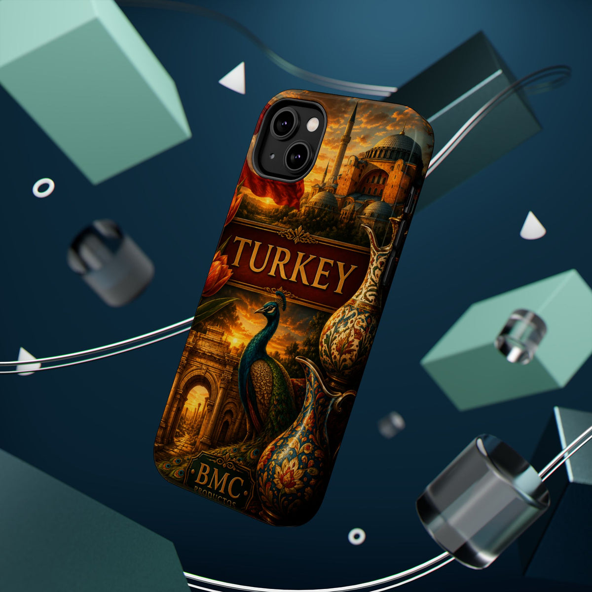 "Reinforced Magnetic Case Turkey✨ – Where East meets West"