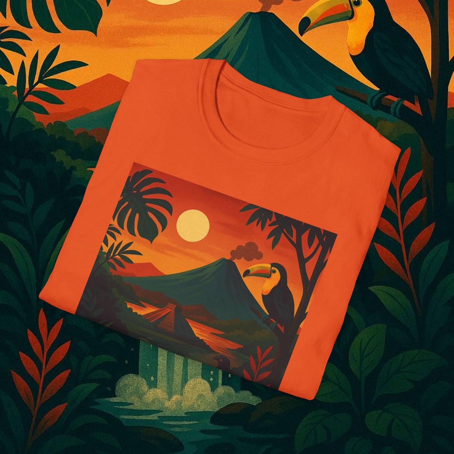 "Camiseta   Costa Rica: Pura Vida entre Volcanes y Selvas 🌋🌴🦜"