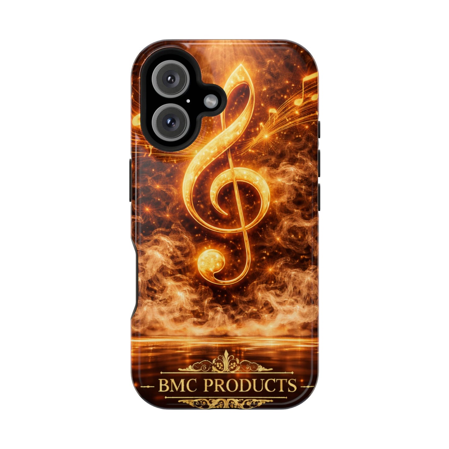 "Funda Magnética Reforzada Magnética Reforzada clave de sol 🎼🔥Donde nace una nota… nace una llama.” 🔥🎼
