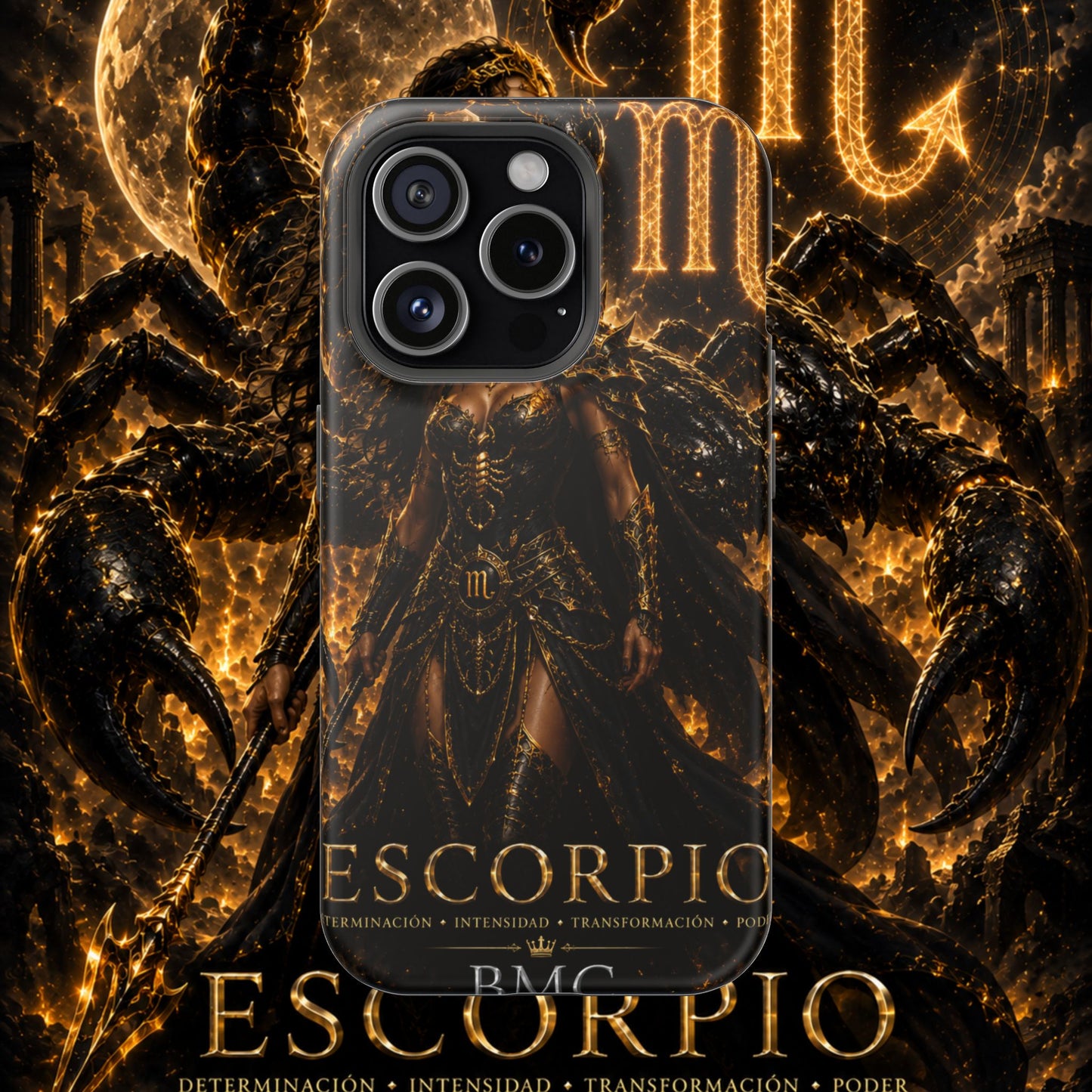 "Funda Magnética Reforzada ESCORPIO M –La Vigilante de las Sombras"