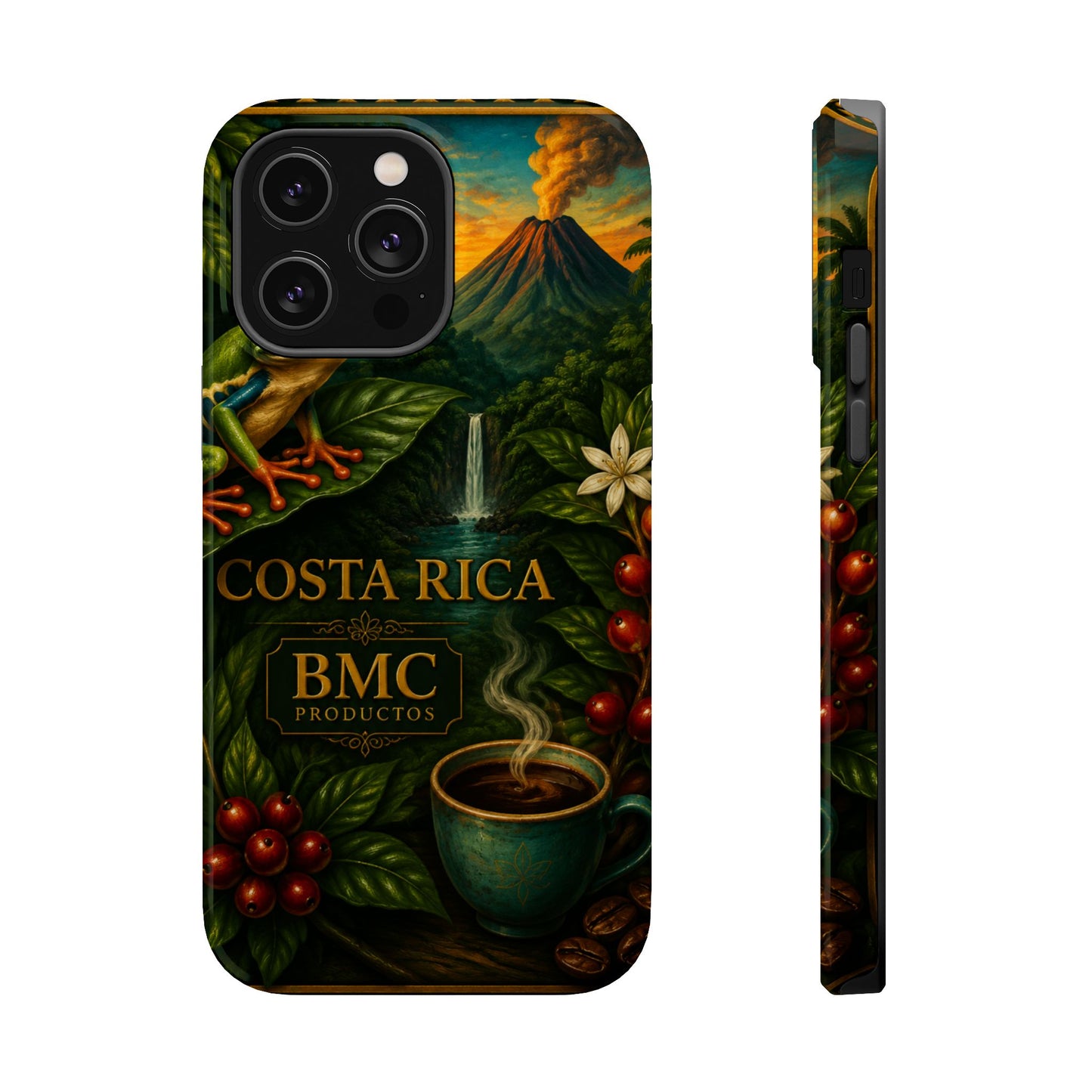 "Funda Magnética Reforzada Magnética Reforzada Costa Rica: Pura Vida entre Volcanes y Selvas 🌋🌴🦜"
