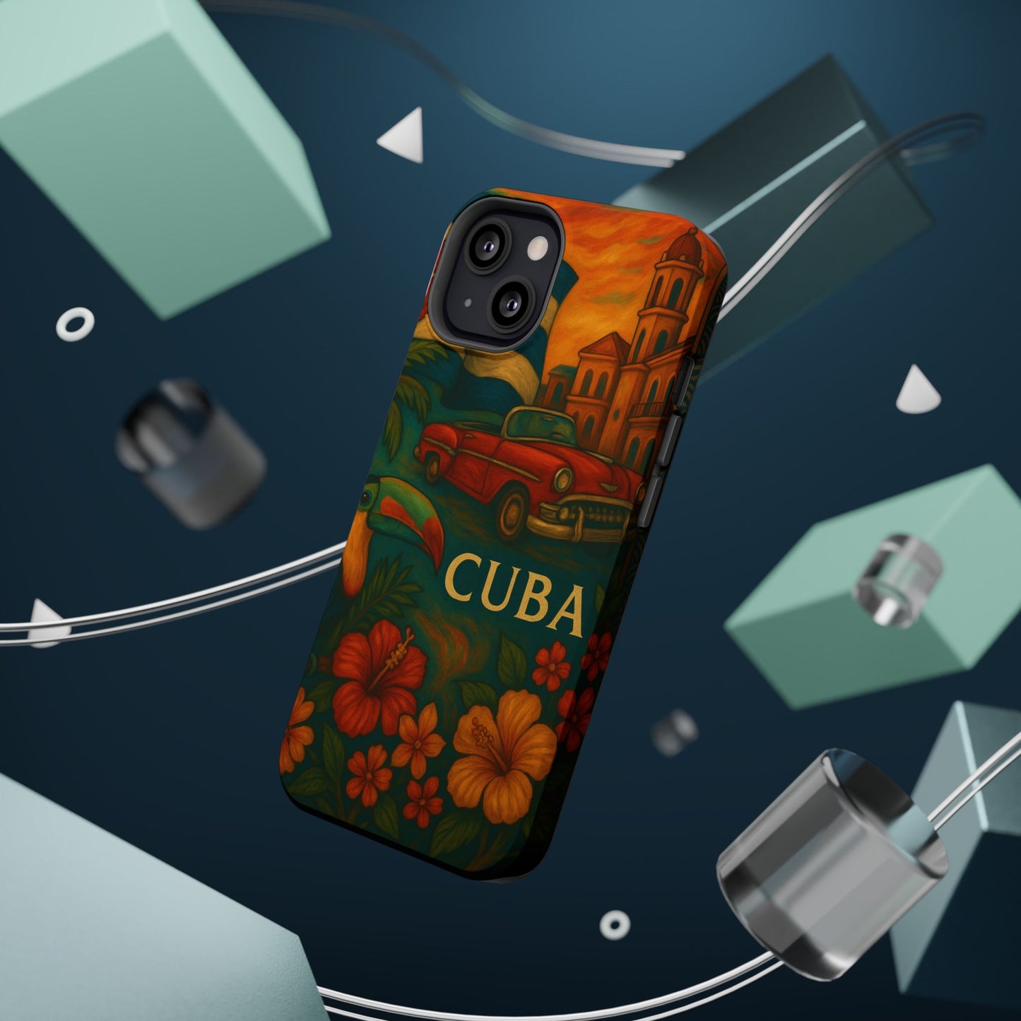 "Reinforced Magnetic Case Reinforced Magnetic Case Cuba: Rhythm, History and Caribbean Charm 🎺🚗🌴"