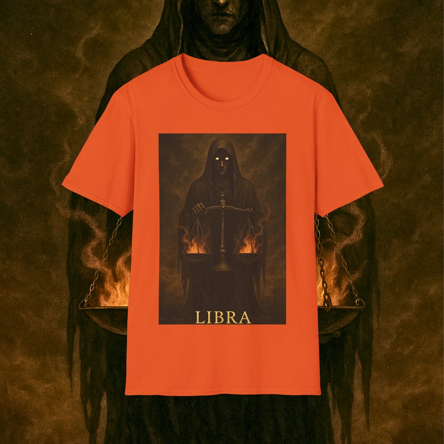 "Camiseta LIBRA – El Guardián del Equilibrio"