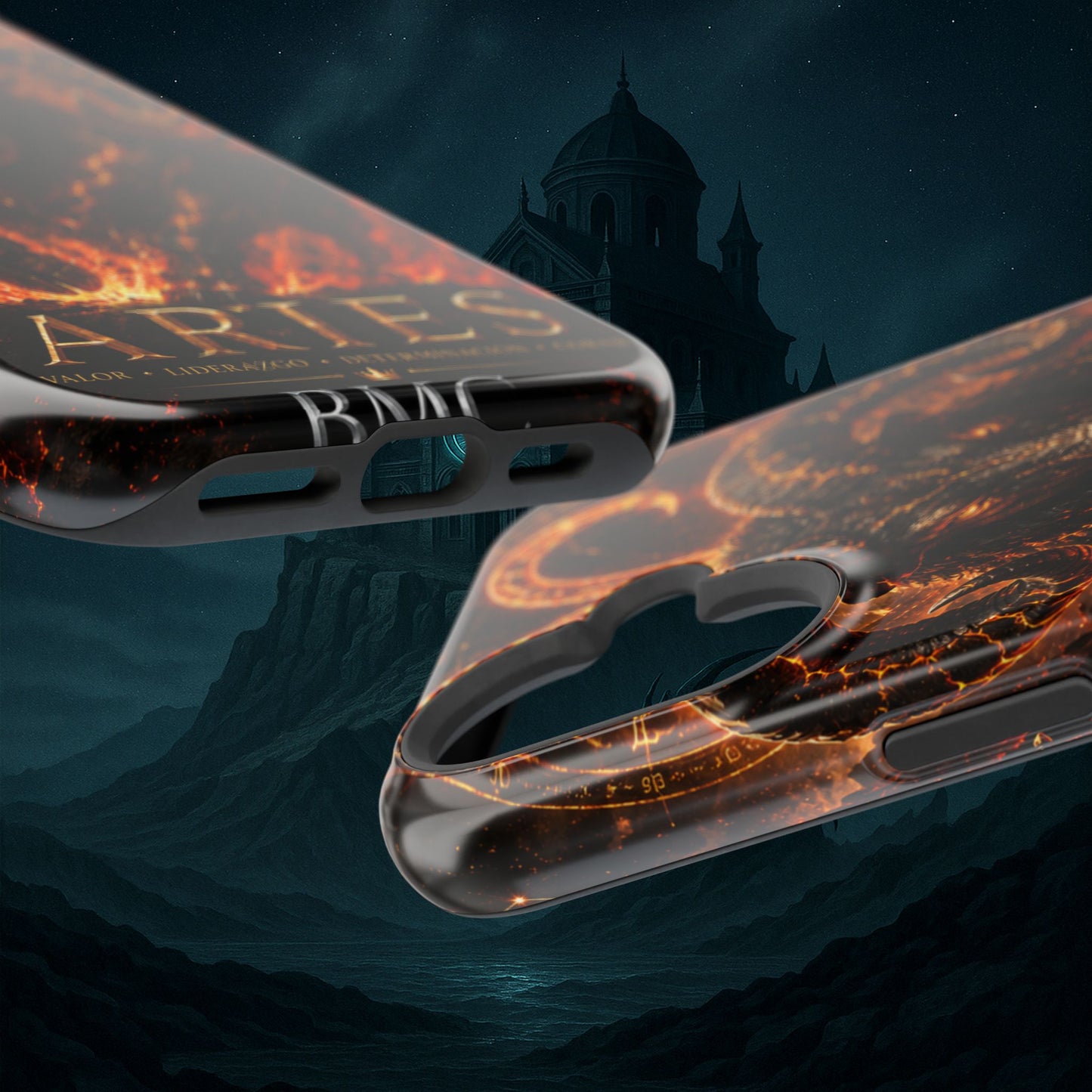 "Funda Magnética Reforzada ♈ Aries — Espíritu de fuego"