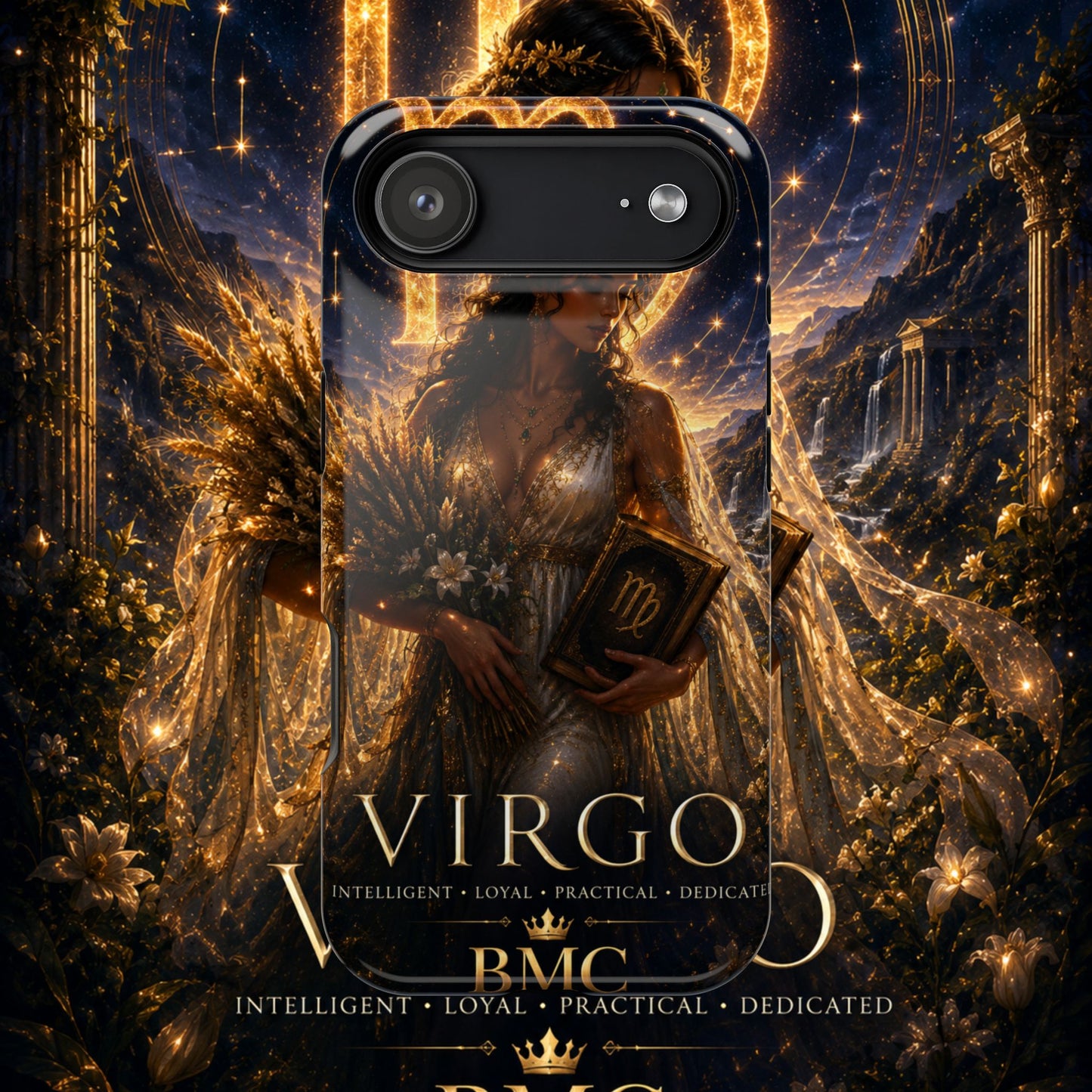 "Funda Magnética Reforzada ♍ Virgo-La Guardiana del Conocimiento"