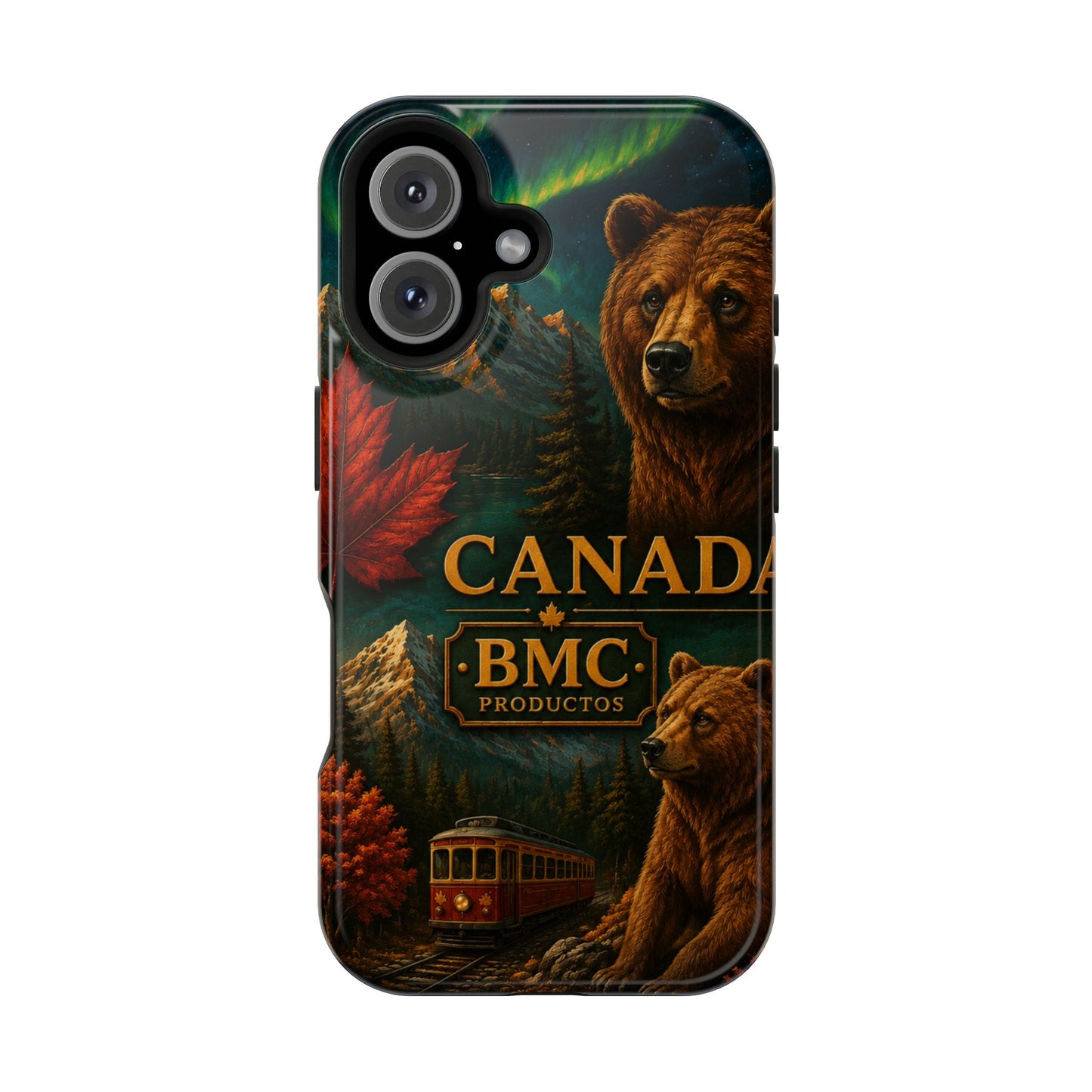 "Funda Magnética Reforzada Magnética Reforzada Canadá: Naturaleza Majestuosa y Espíritu Libre 🍁🏞️🦌"