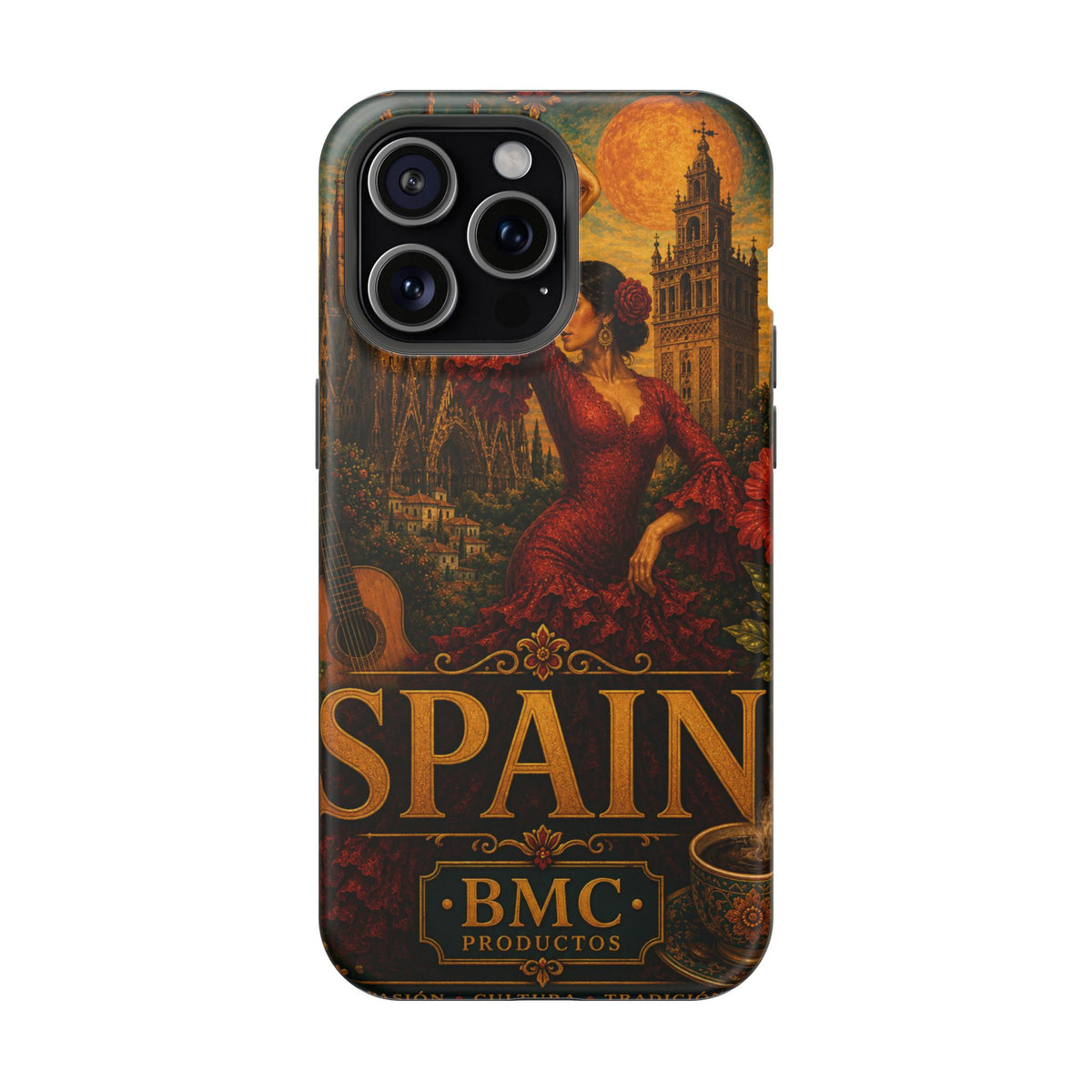 "Reinforced Magnetic Case Spain: Passion, Art, and Flavors That Make You Fall in Love 🎨💃🍷" 